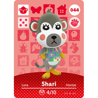 Amiibo - Animal Crossing Shari Card (#044)