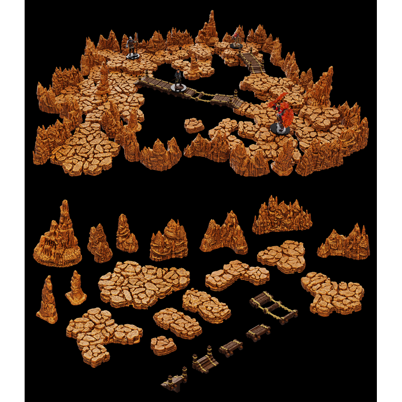 D&D - Warlock Tiles - Caverns