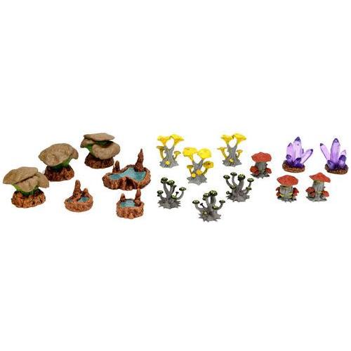 D&D - Warlock Tiles - Accessoire - Champignons et piscines