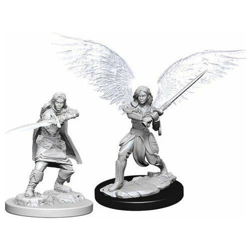 D&D - Minis - Nolzurs Marvelous Miniatures - Aasimar Female Fighter