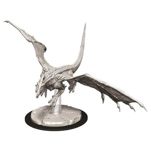 D&D - Minis - Nolzurs Marvelous Miniatures - Young White Dragon