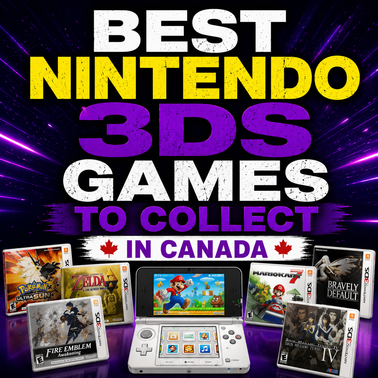 Best Nintendo 3DS Games to Collect in Canada