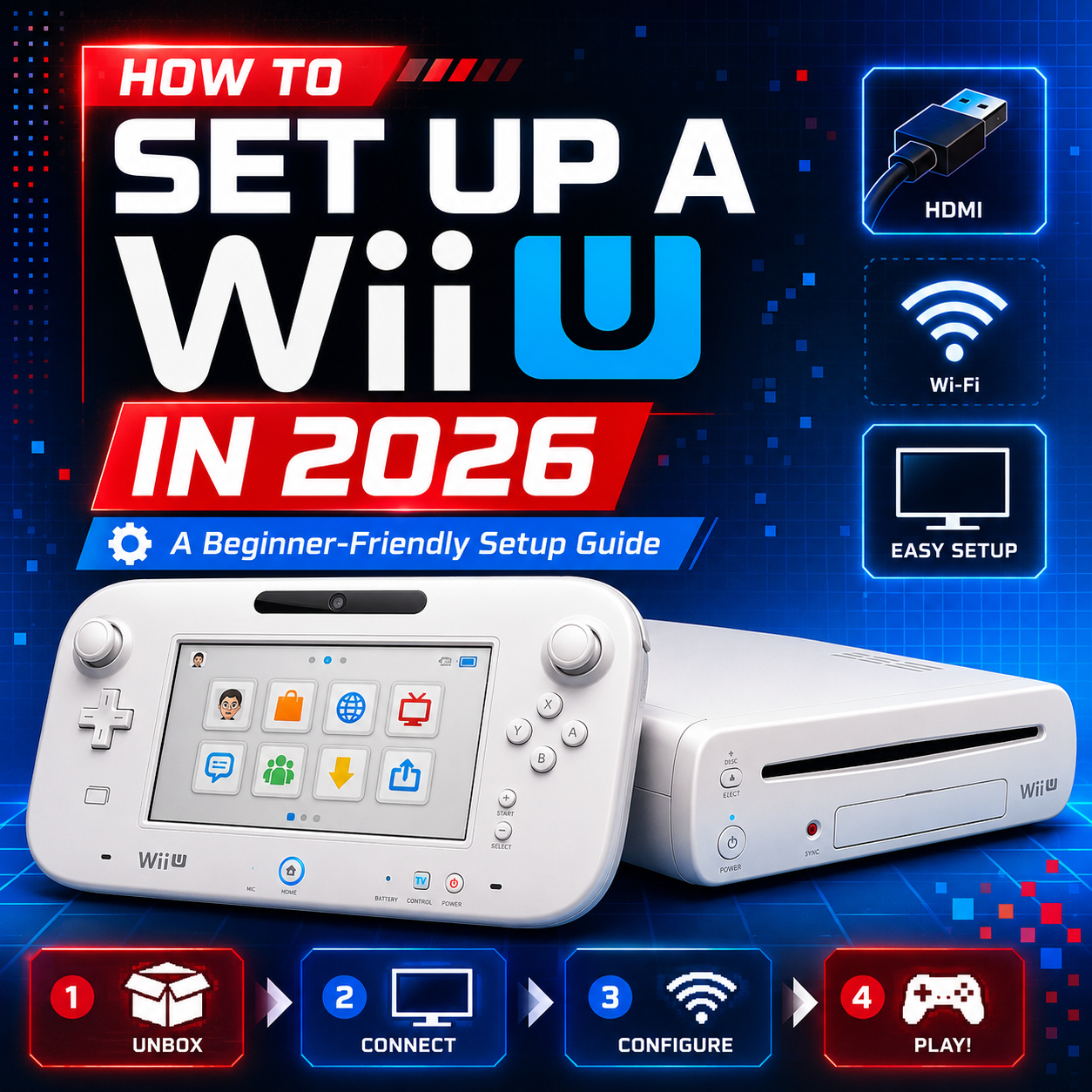 Easy Steps for Setting up a Wii-U Console for the First Time