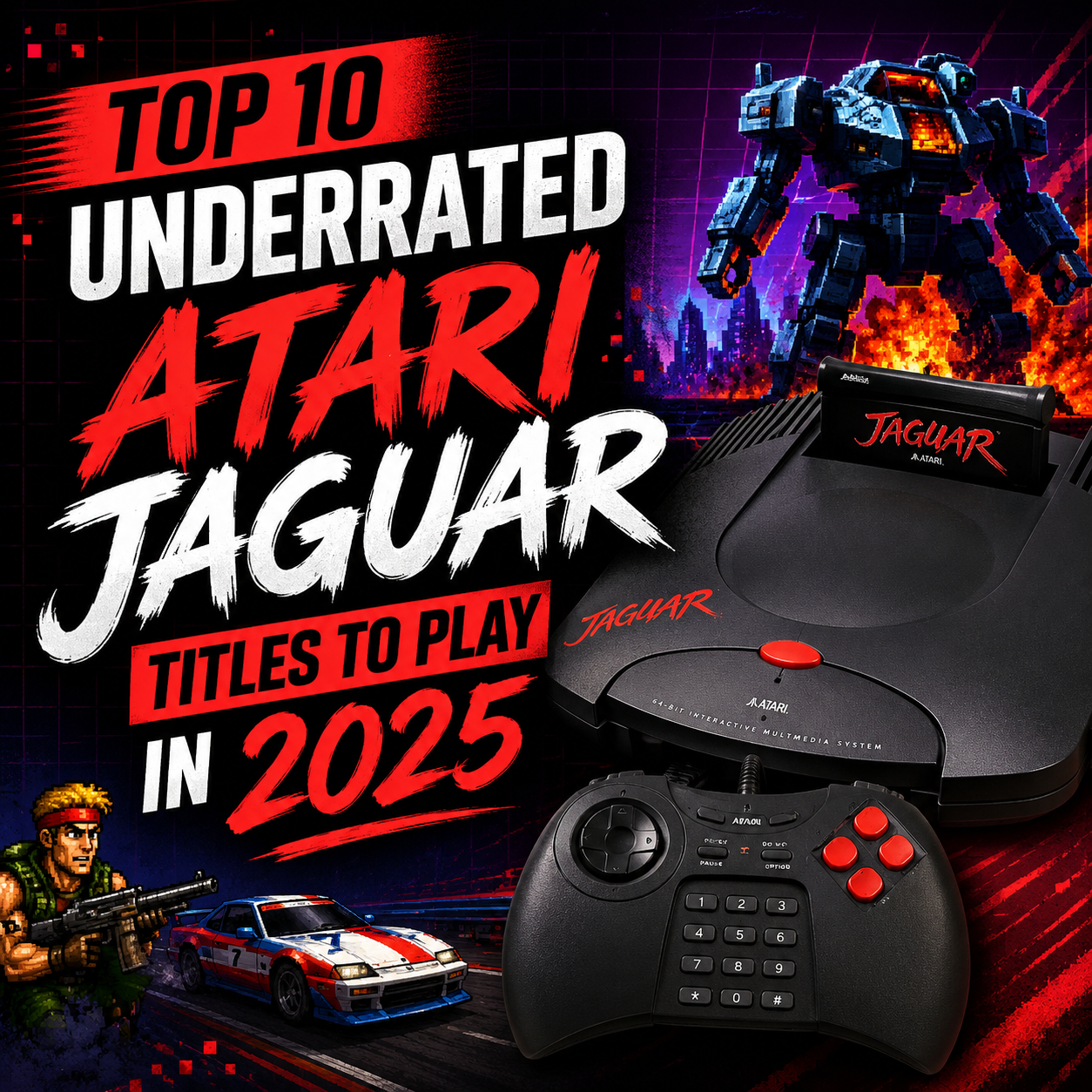 Top 10 Underrated Atari Jaguar Titles for 2025