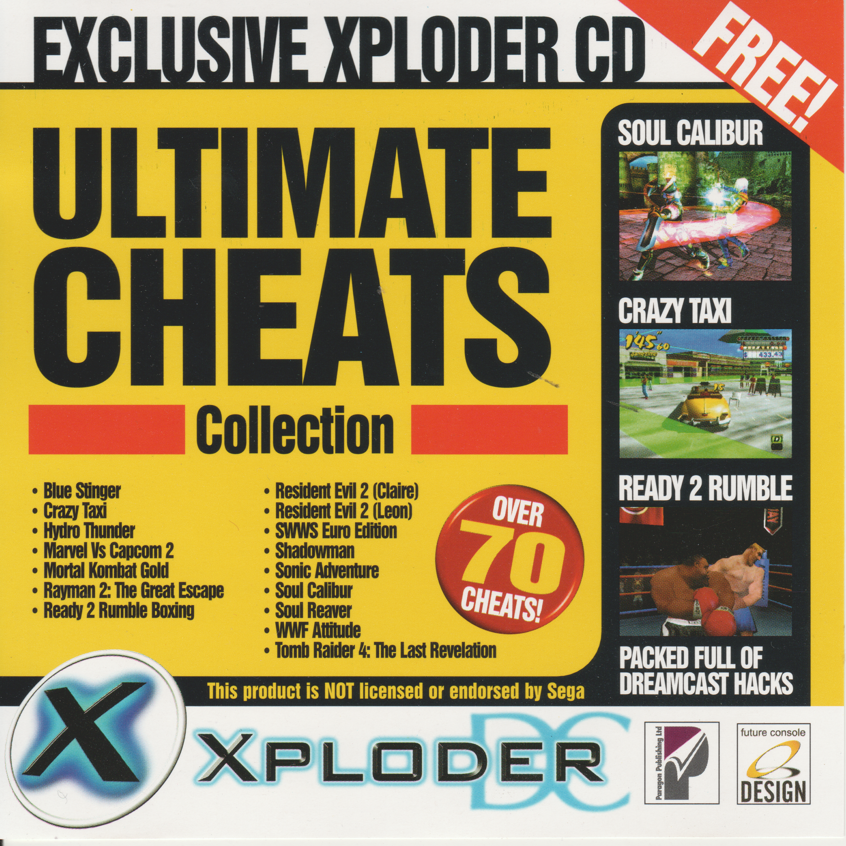 CD de la collection Ultimate Cheats du magazine Dreamcast