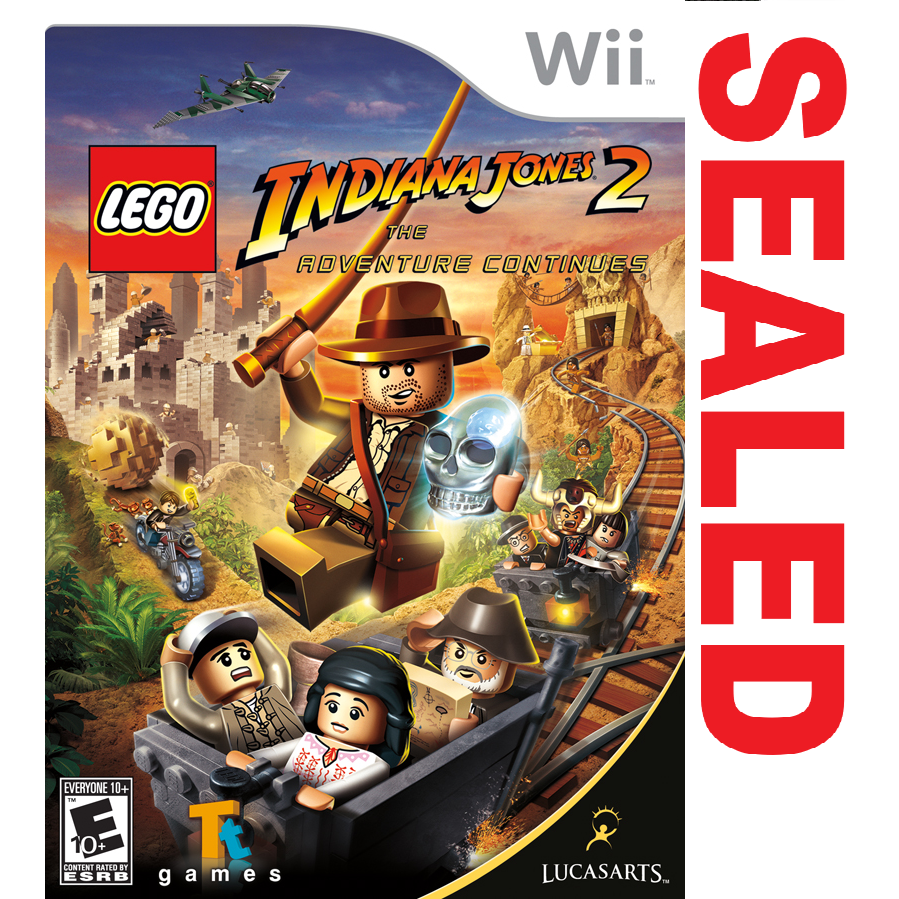 Wii - Lego Indiana Jones 2 The Adventure Continues (Sealed)