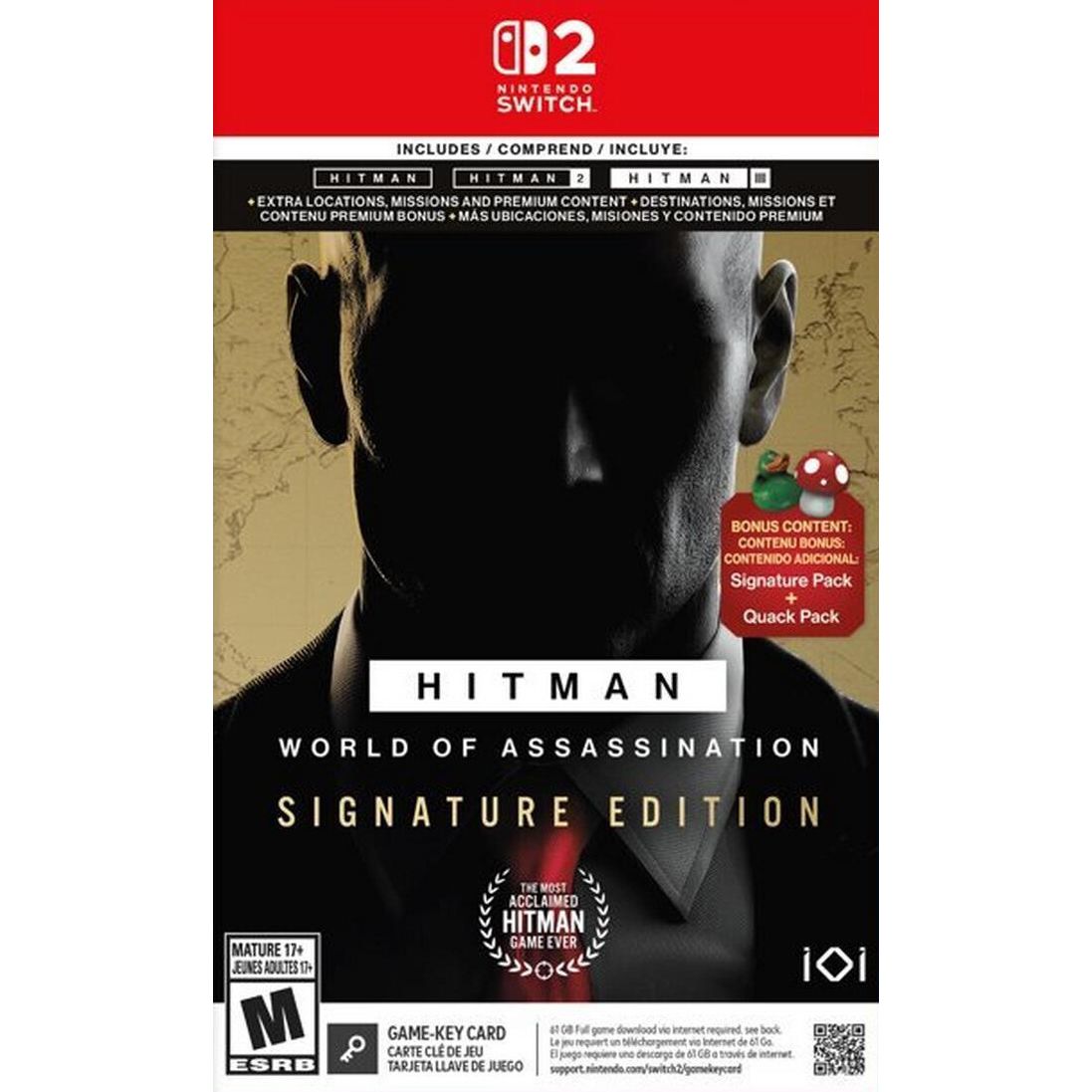 Switch 2 - Hitman World of Assassination Signature Edition (In Case)