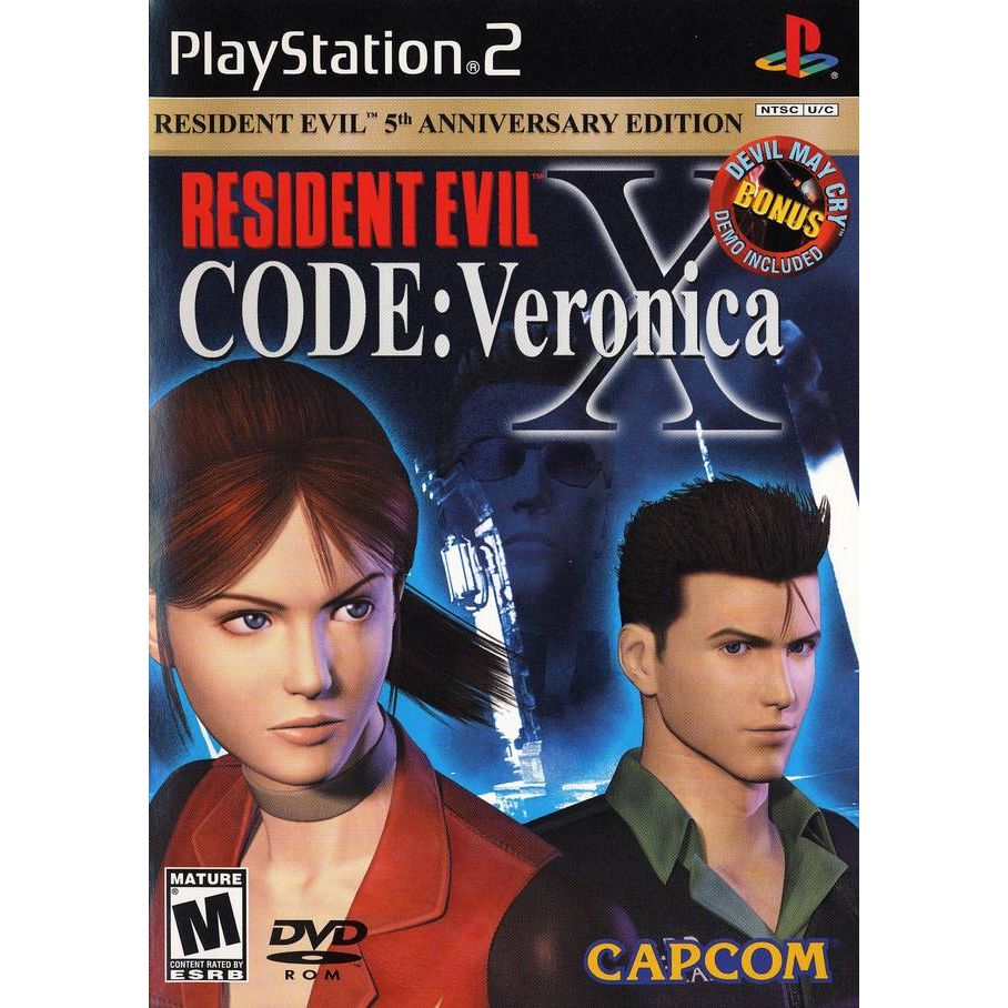 PS2 - Resident Evil Code Veronica X Anniversary Edition