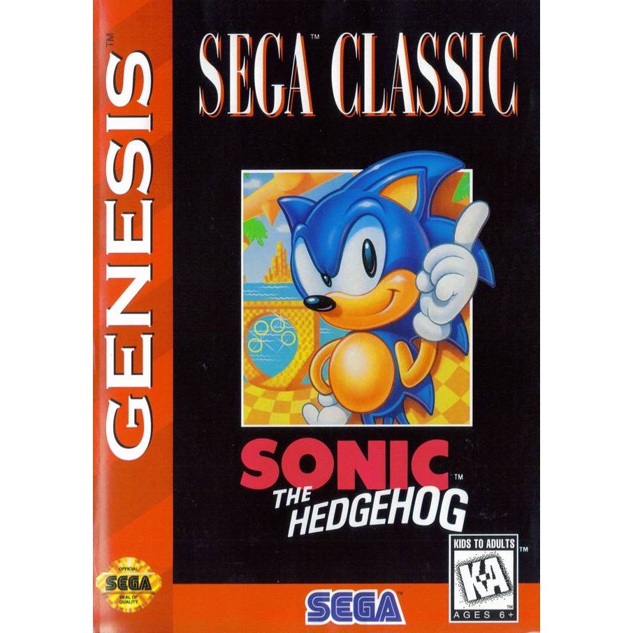 Genesis - Sonic the Hedgehog (In Case / Sega Classic)
