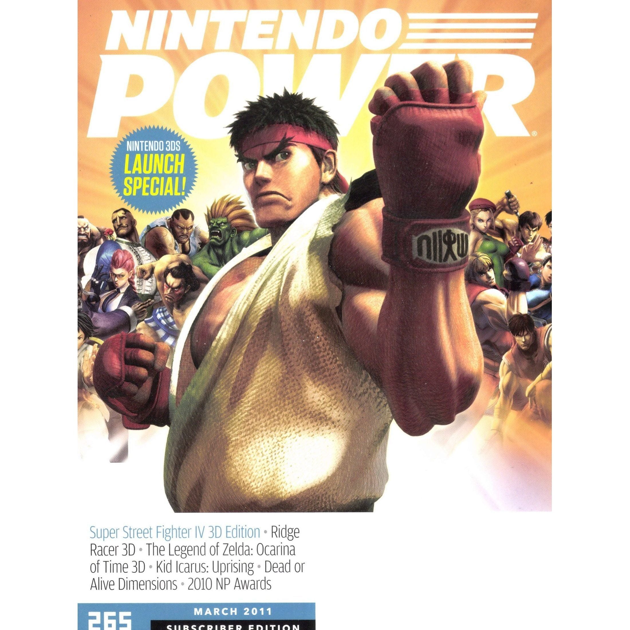 Nintendo Power Magazine (#265 Subscriber Edition) - Complete and/or Good Condition