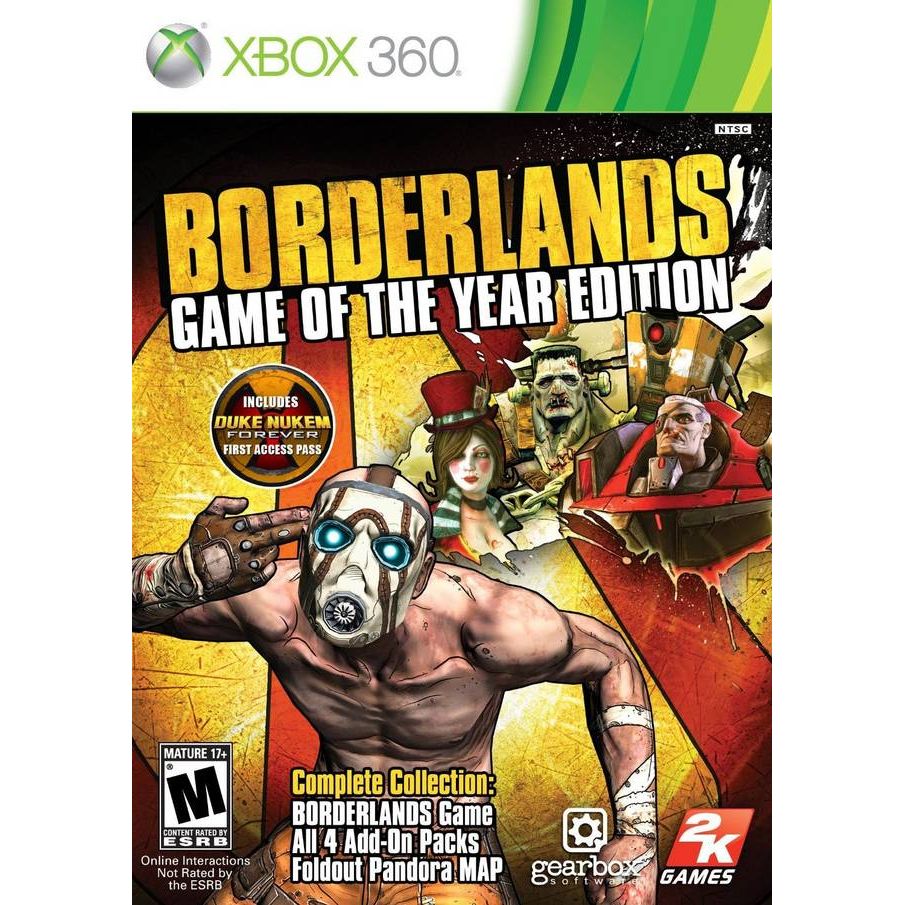 XBOX 360 - Borderlands (Jeu de l'année)