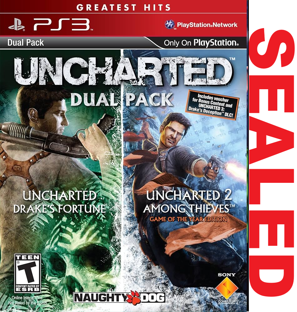 PS3 - Uncharted Dual Pack (Sealed)