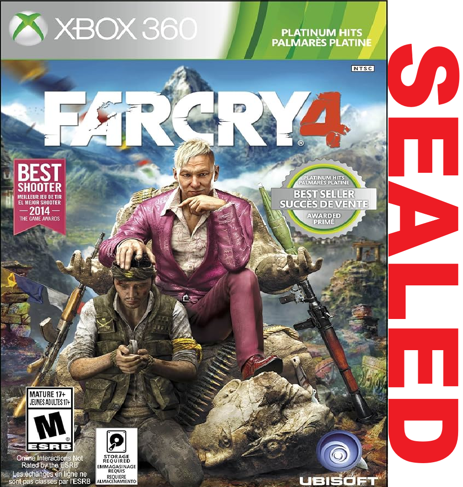 XBOX 360 - Far Cry 4 (Platinum Hits / Sealed)