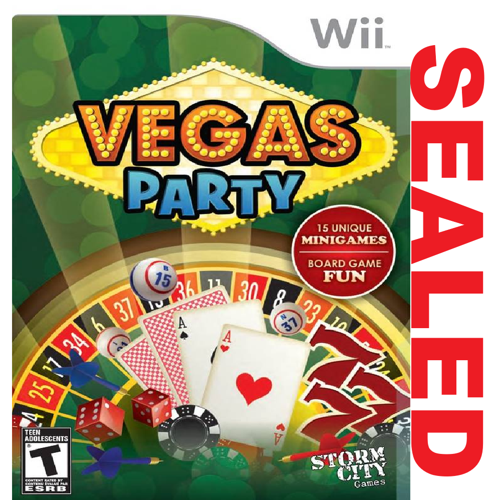 Wii - Vegas Party (Sealed)