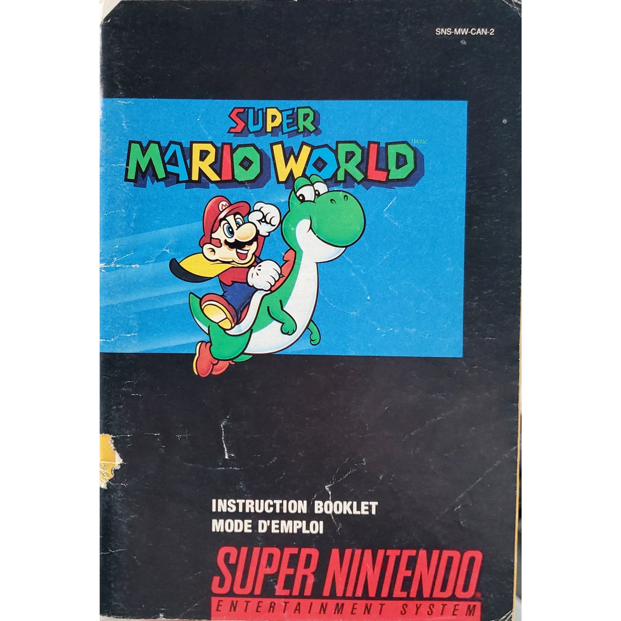 SNES - Super Mario World (Manuel approximatif)