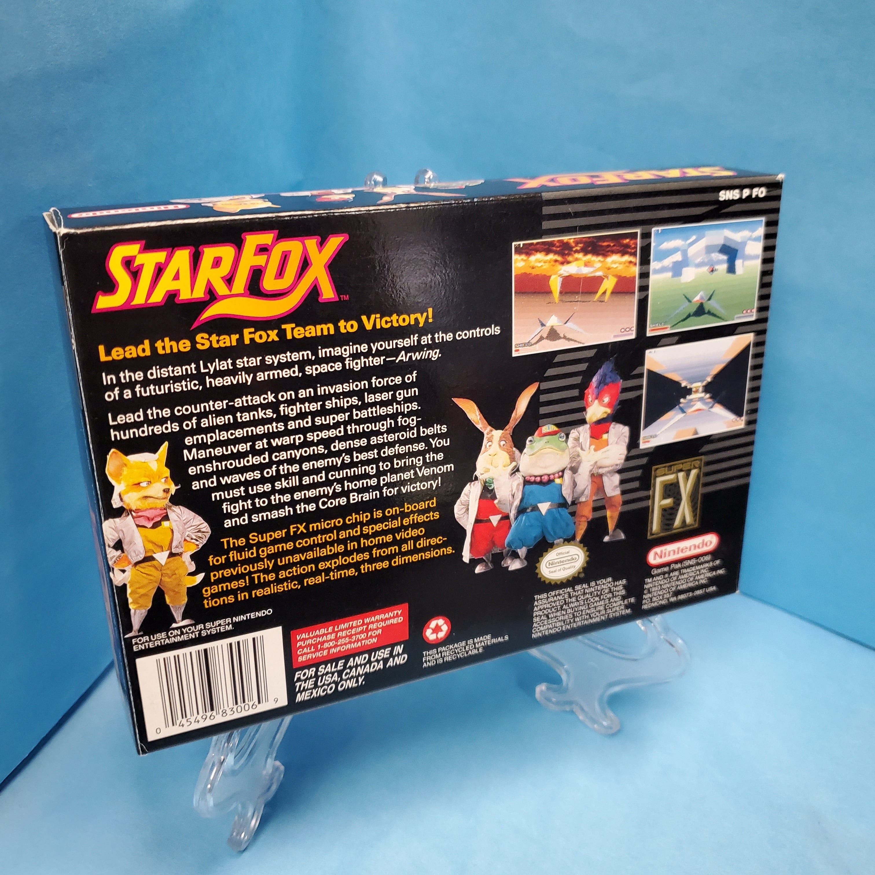 SNES - Star Fox (Complete in Box / A+ / With Manual)
