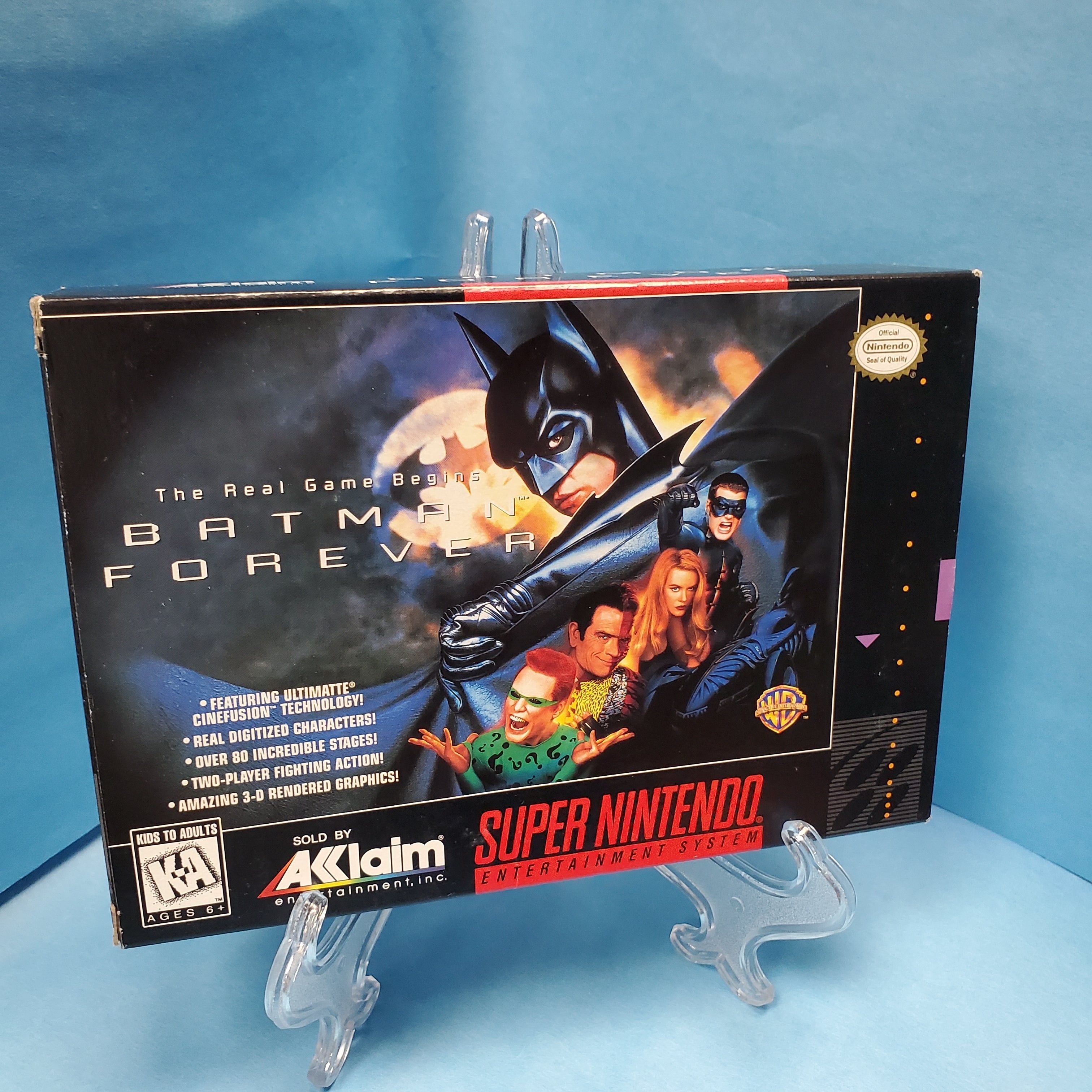 SNES - Batman Forever (Complete in Box / A+ / With Manual)