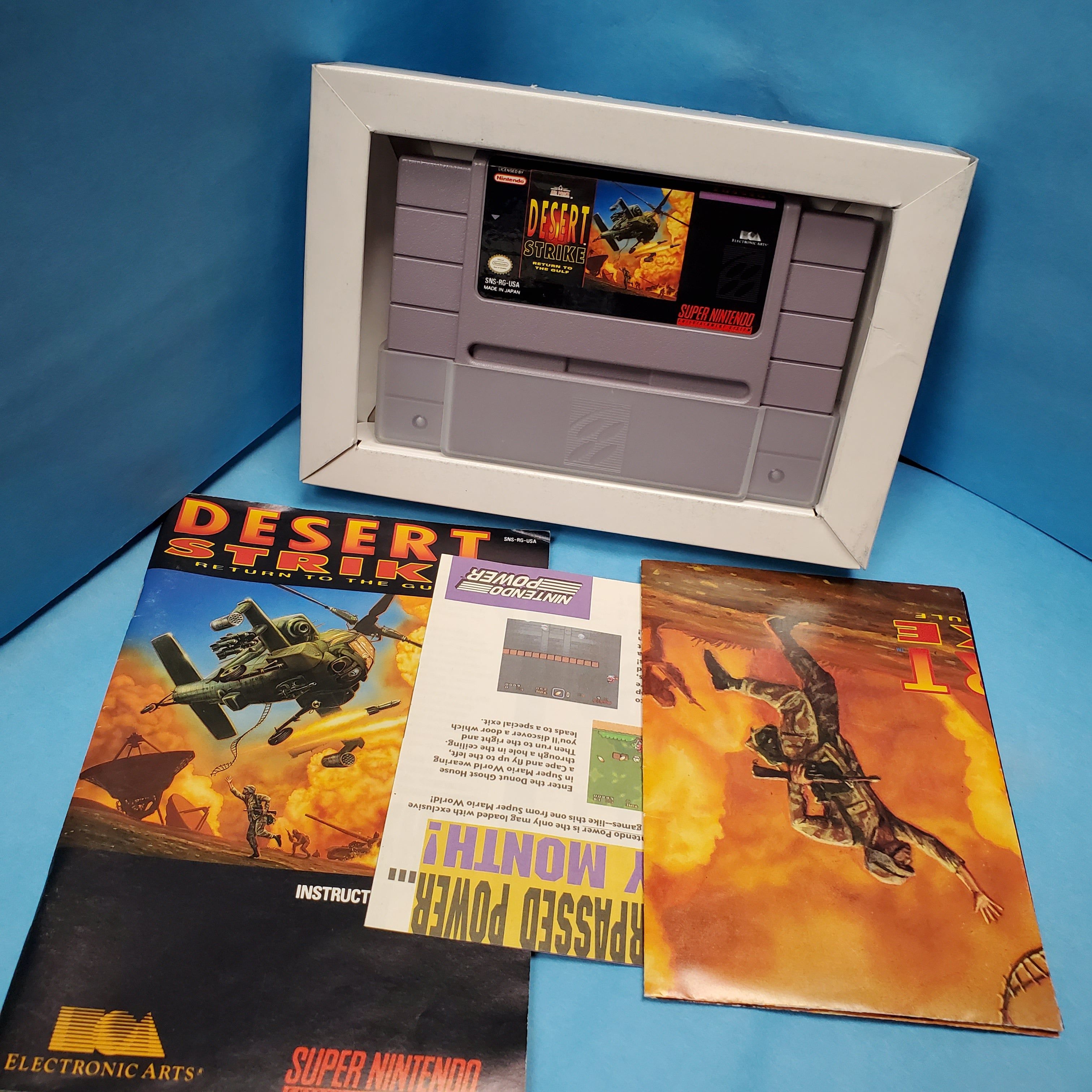 SNES - Desert Strike Return to the Gulf (Complete in Box / A+ / With Manual)