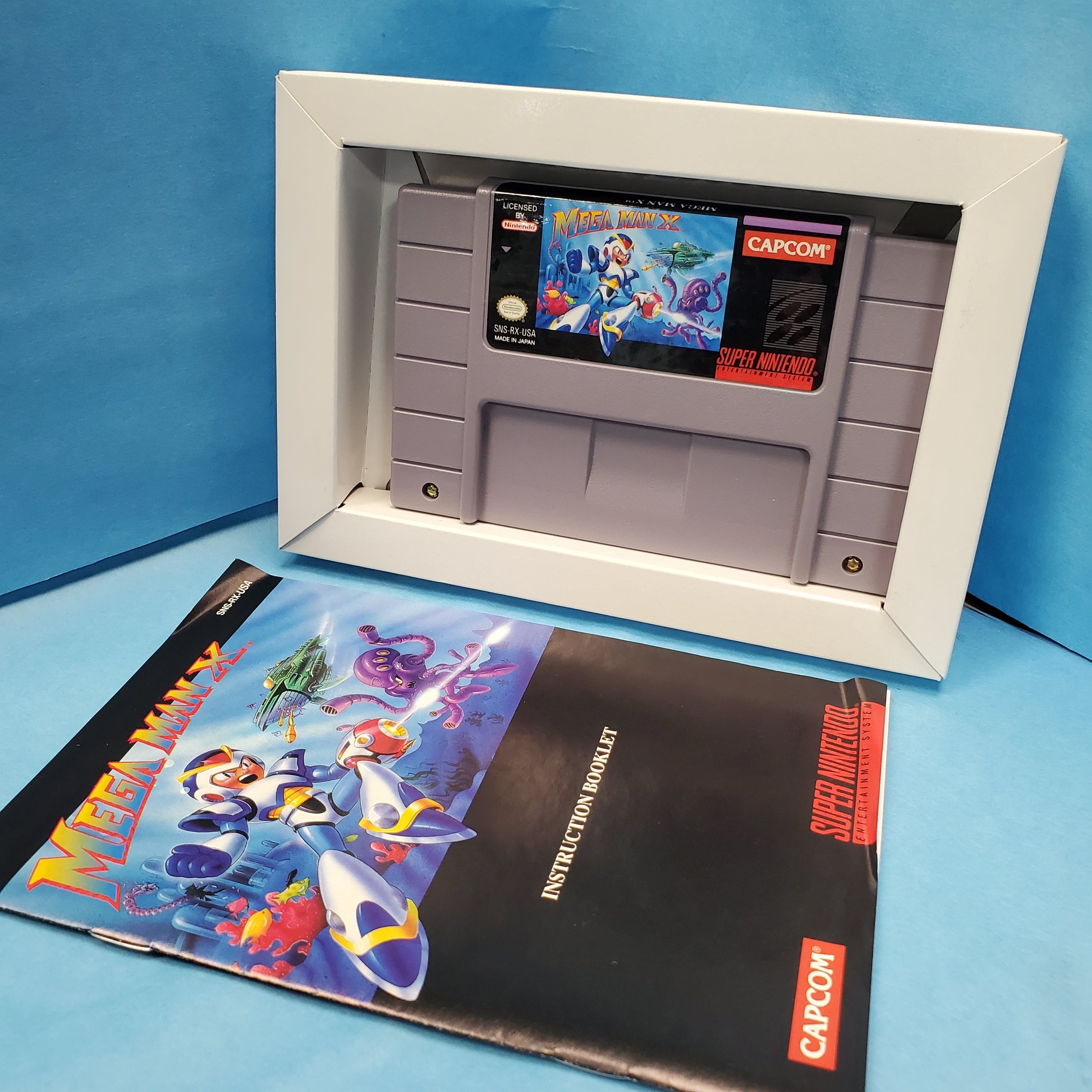 SNES - Mega Man X (Complet en Boite / A- / Avec Manuel)