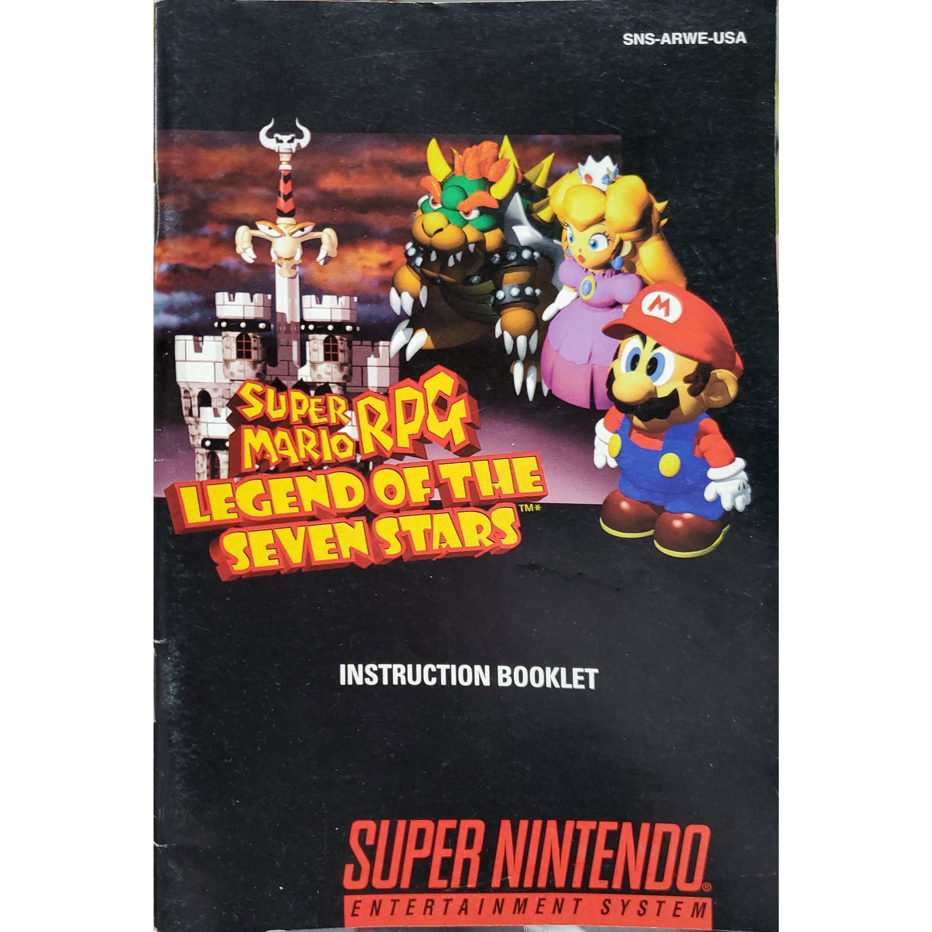 SNES - Super Mario RPG Legend of the Seven Stars (Manual)