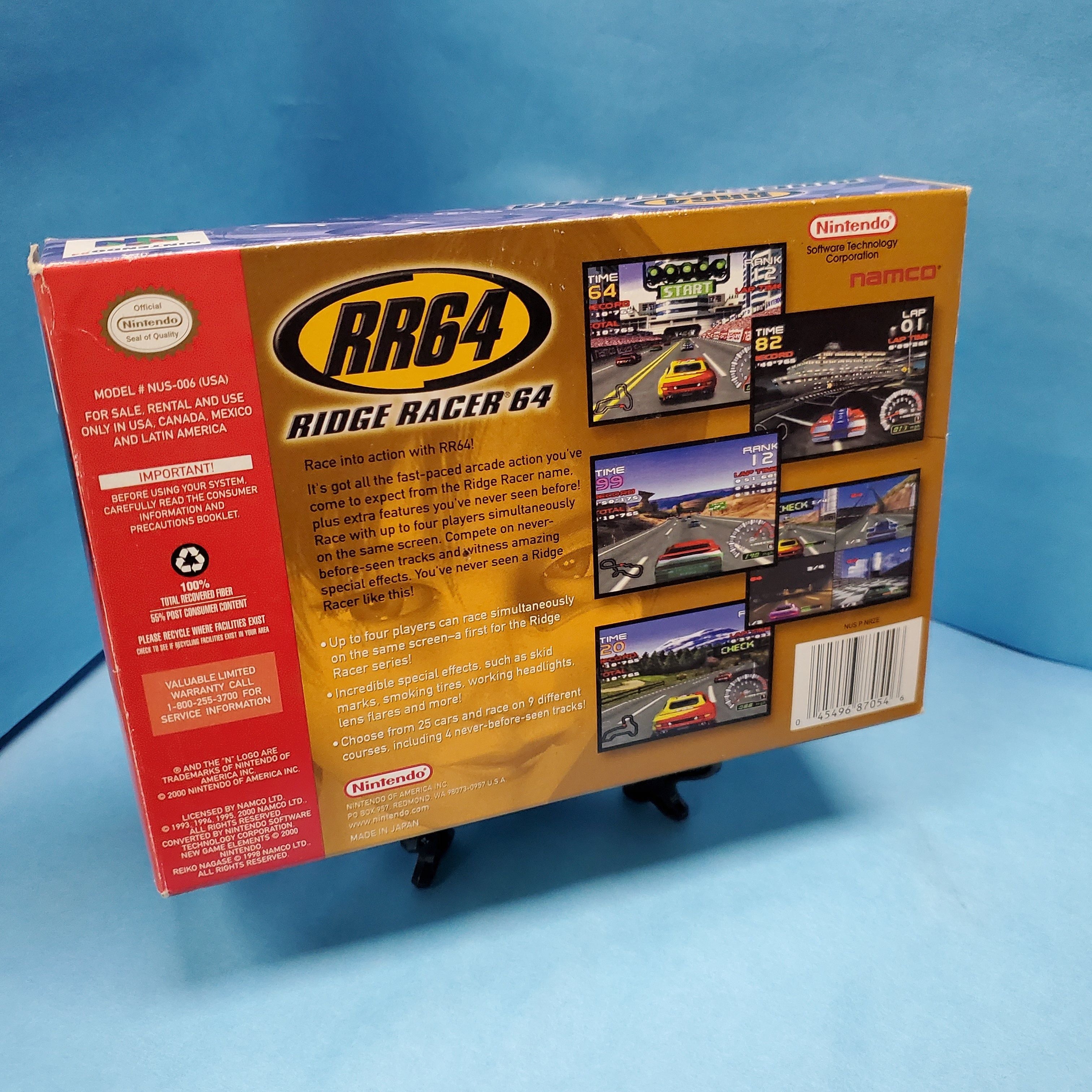 N64 - Ridge Racer 64 (Complete in Box / A / With Manual)