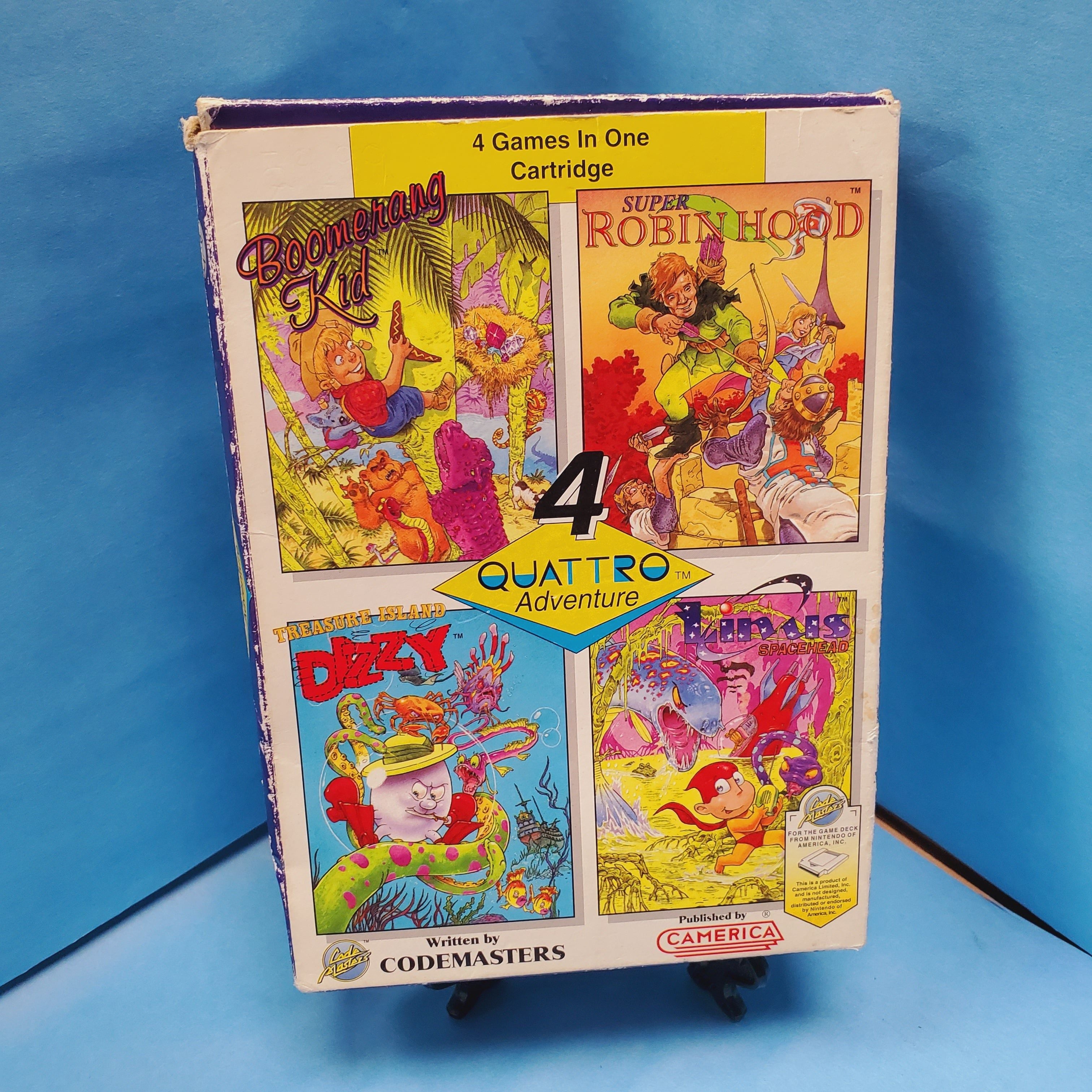 NES - 4 Quattro Adventure (Complet en Boite / B / Pas de Manuel)