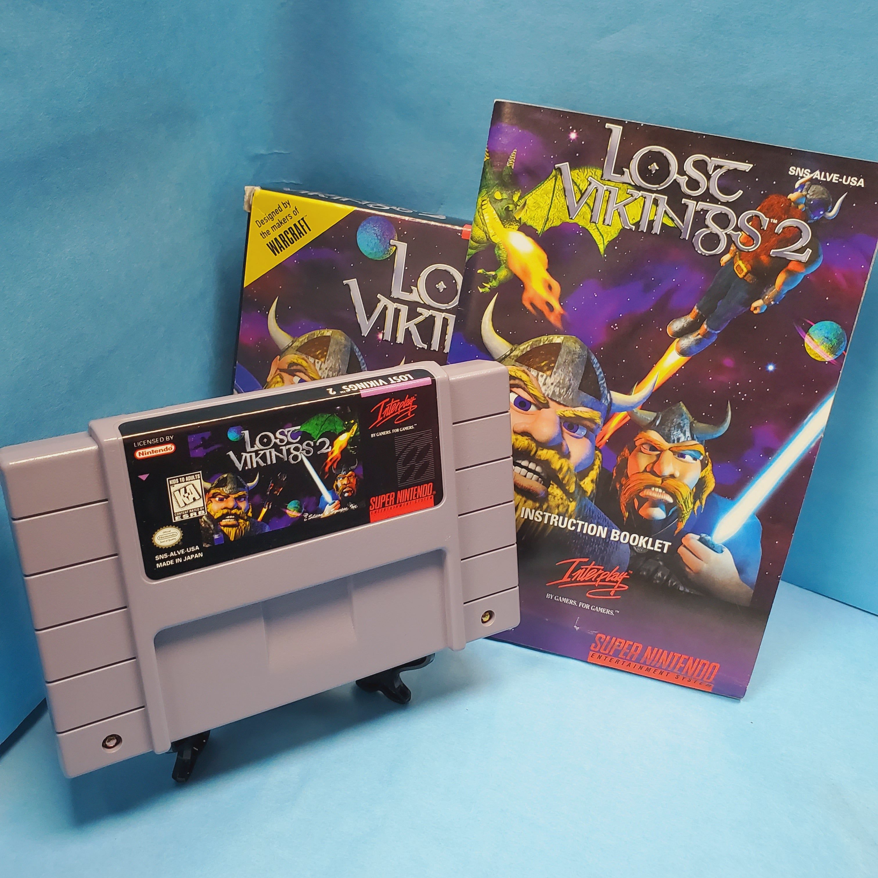 SNES - Lost Vikings 2 (Complete in Box / A+ / With Manual)