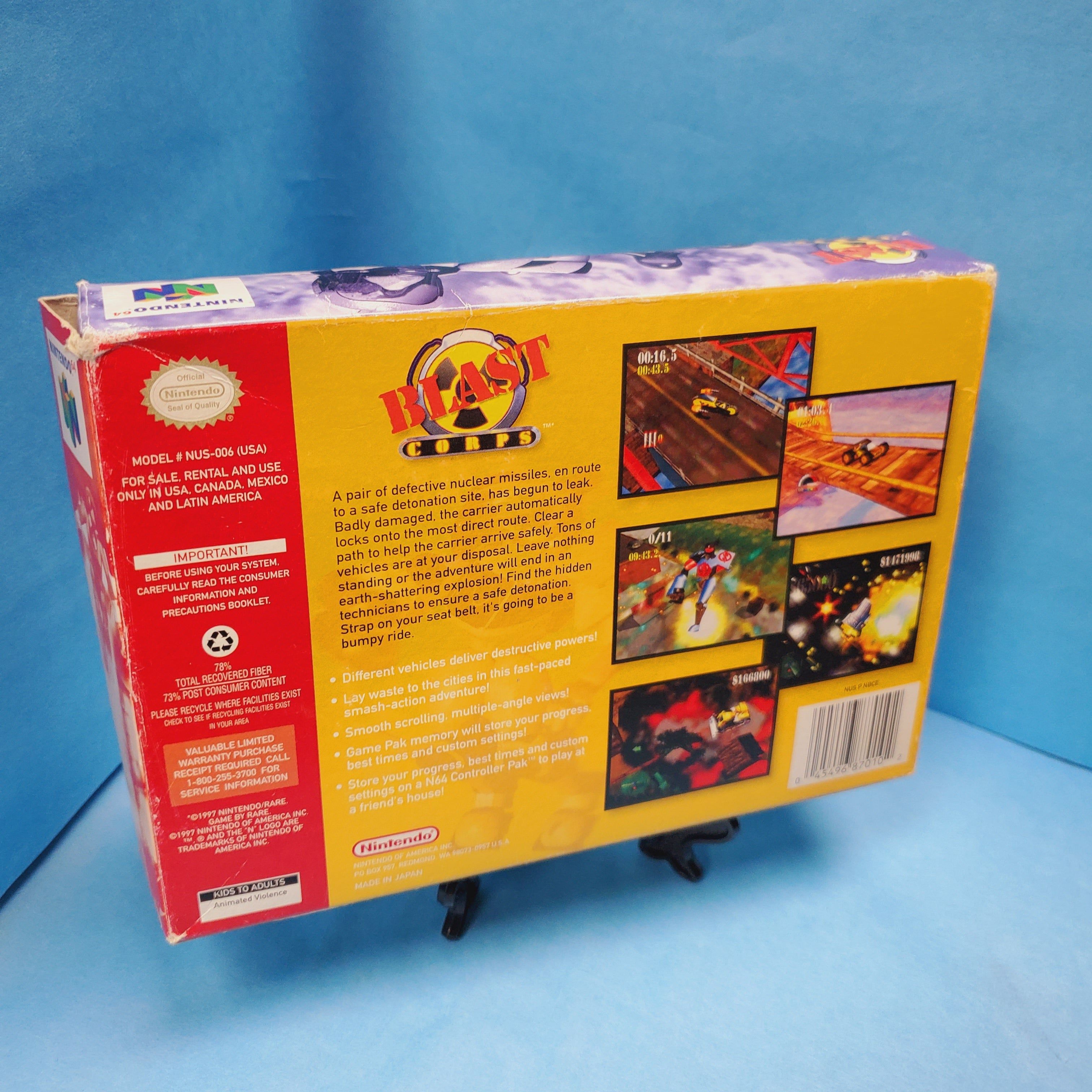 N64 - Blast Corps (Complete in Box / B+ / No Manual)