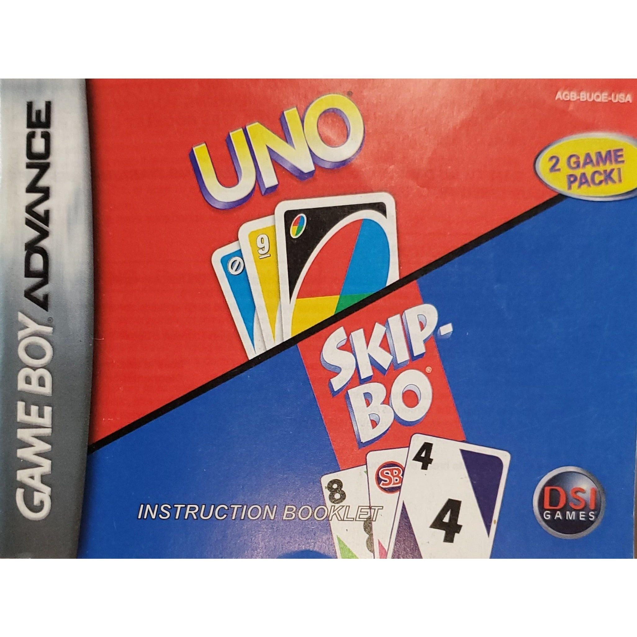 GBA Uno / SkipBo (Manual)
