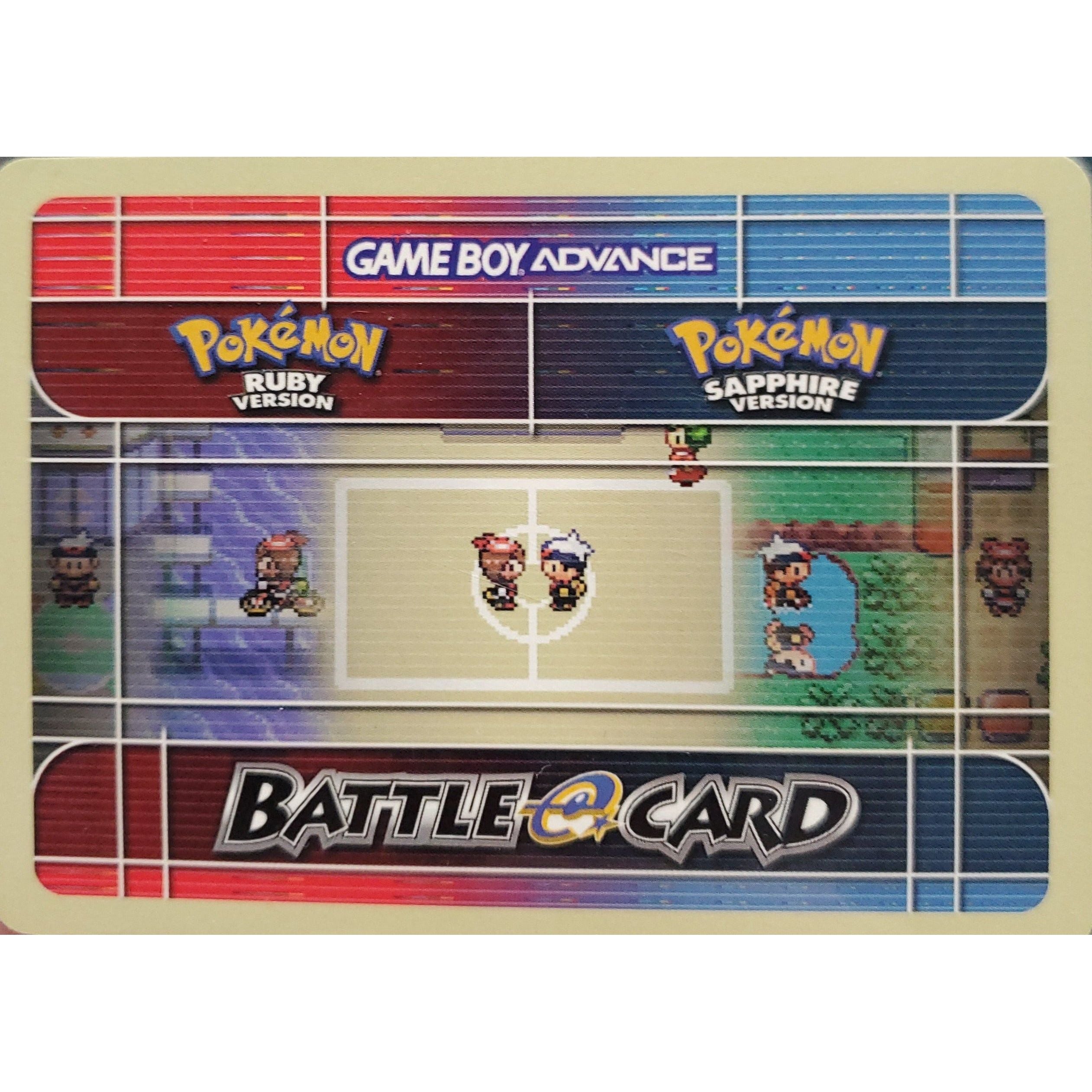 GBA - Pokemon Battle Card - Youngster Rudy