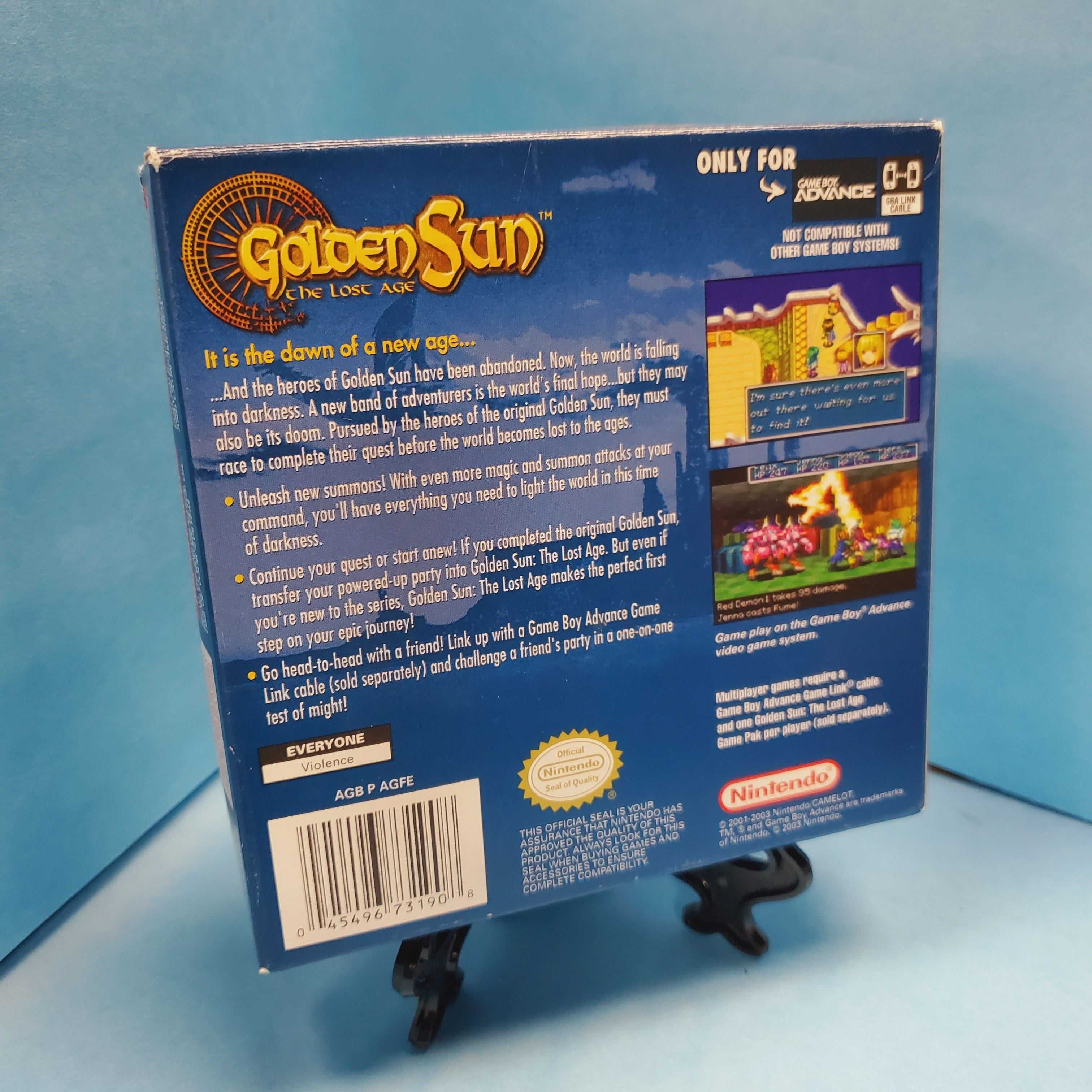 Golden Sun: The Lost Age CGC 9.8 A++ H Seam Nintendo Game Boy Advance