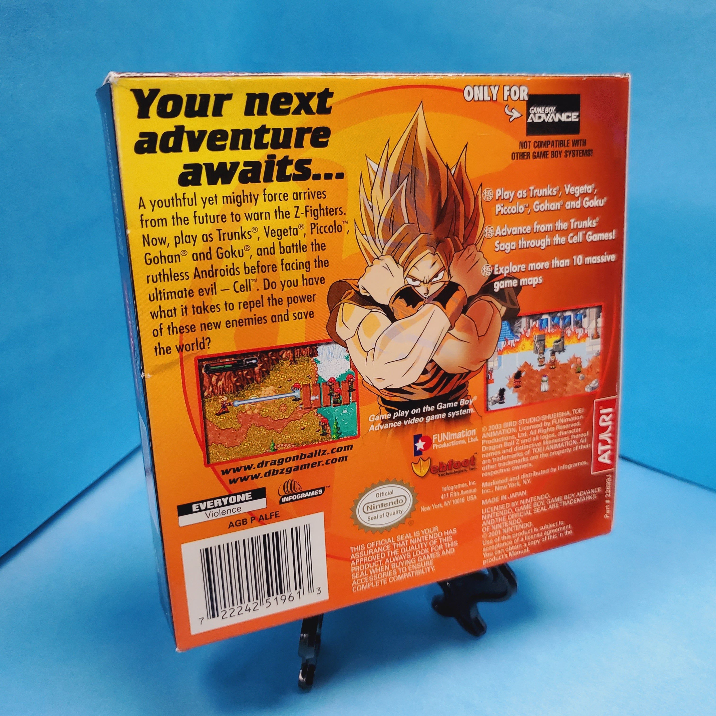 GBA - Dragon Ball Z L'Héritage de Goku II (Complet en Boite / A+ / Avec Manuel / Sans Poster)
