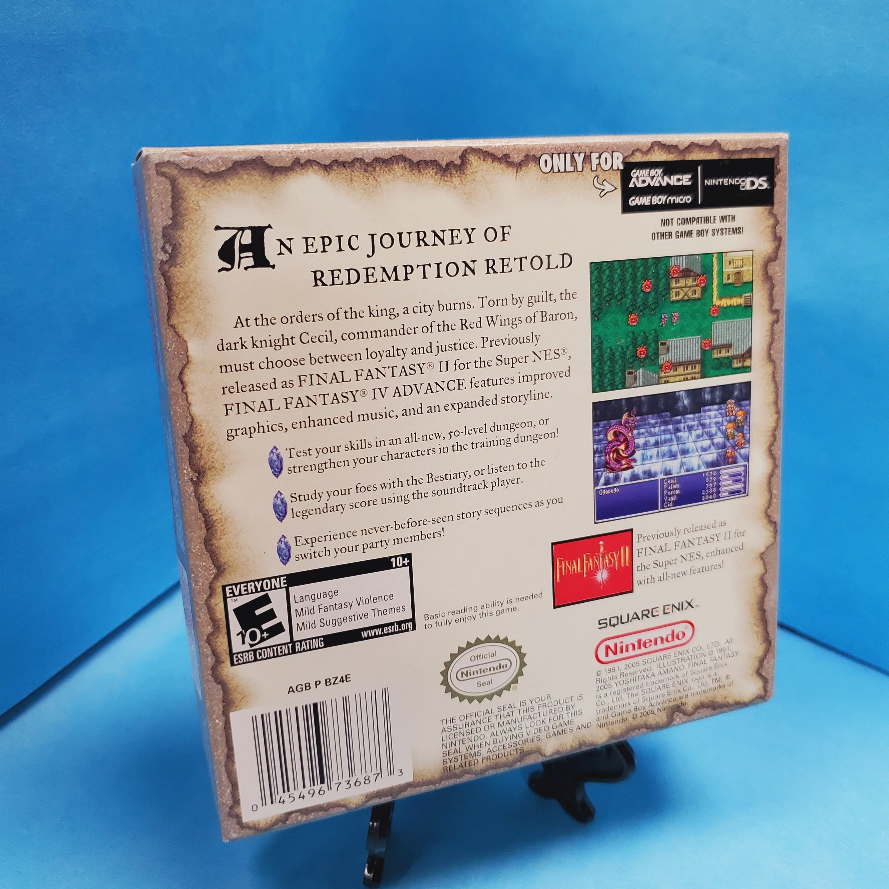 GBA - Final Fantasy IV Advance (Complete in Box / A+ / With Manual)