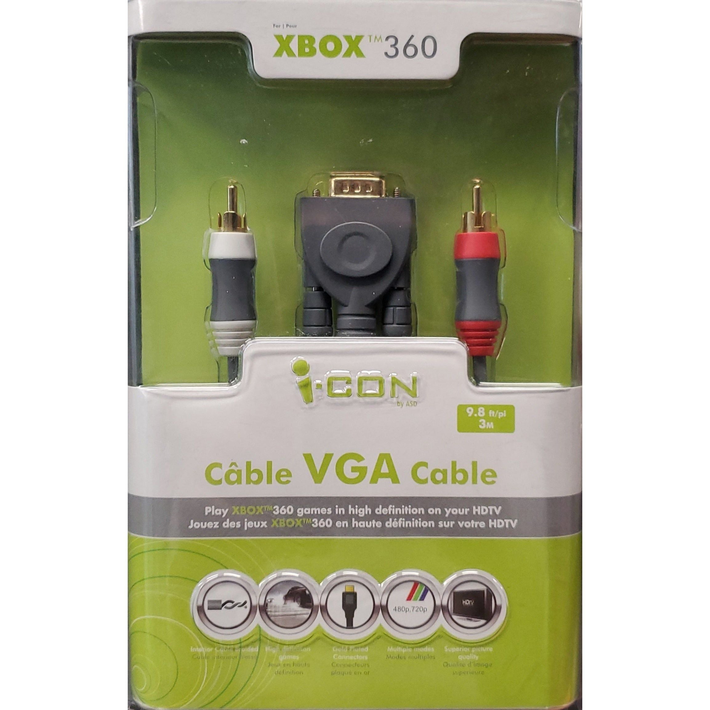 Câble VGA Xbox 360 par I-Con