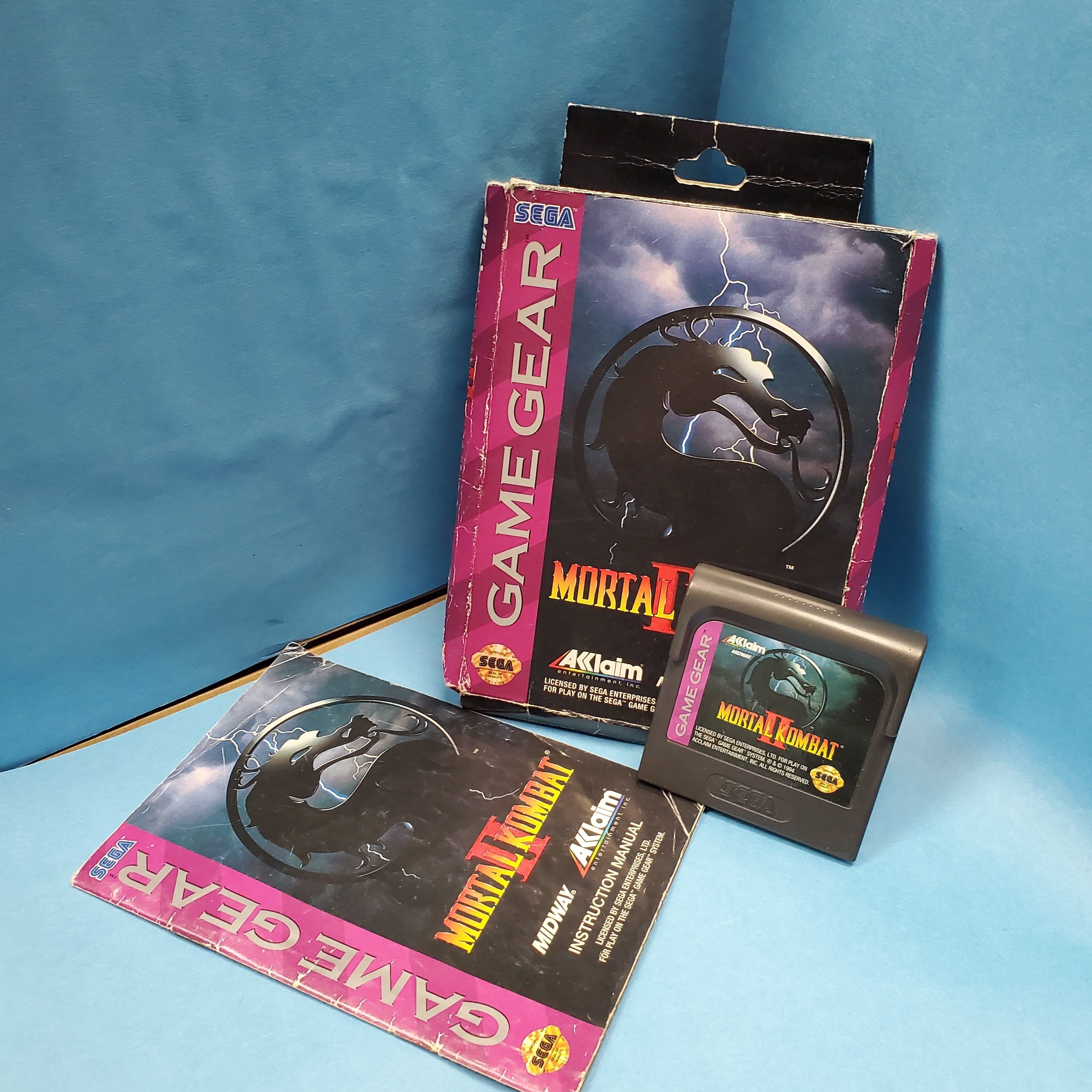 GameGear - Mortal Kombat II (Complete in Box / C- / With Manual)