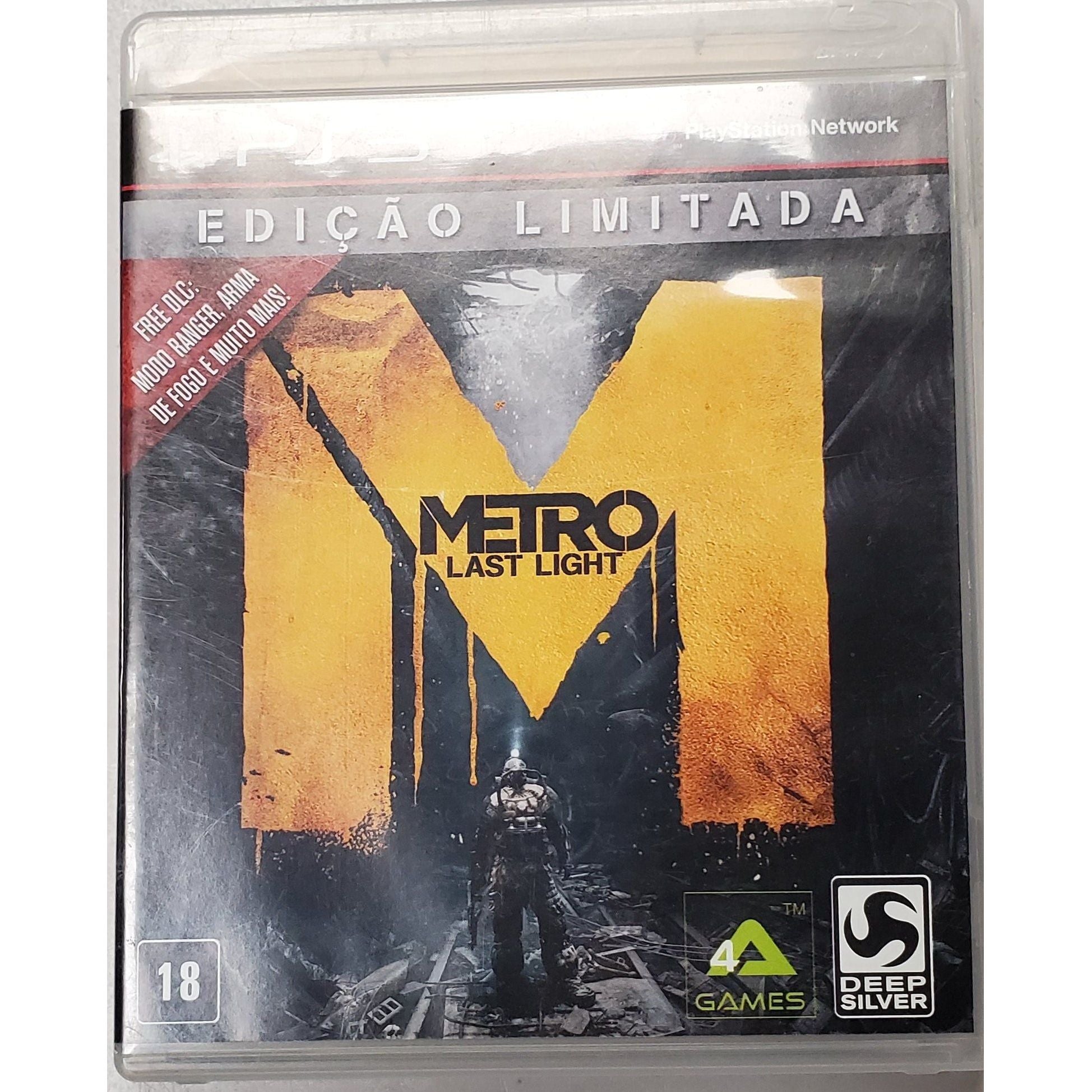 PS3 - Metro Last Light (couverture espagnole. Options linguistiques internationales) 