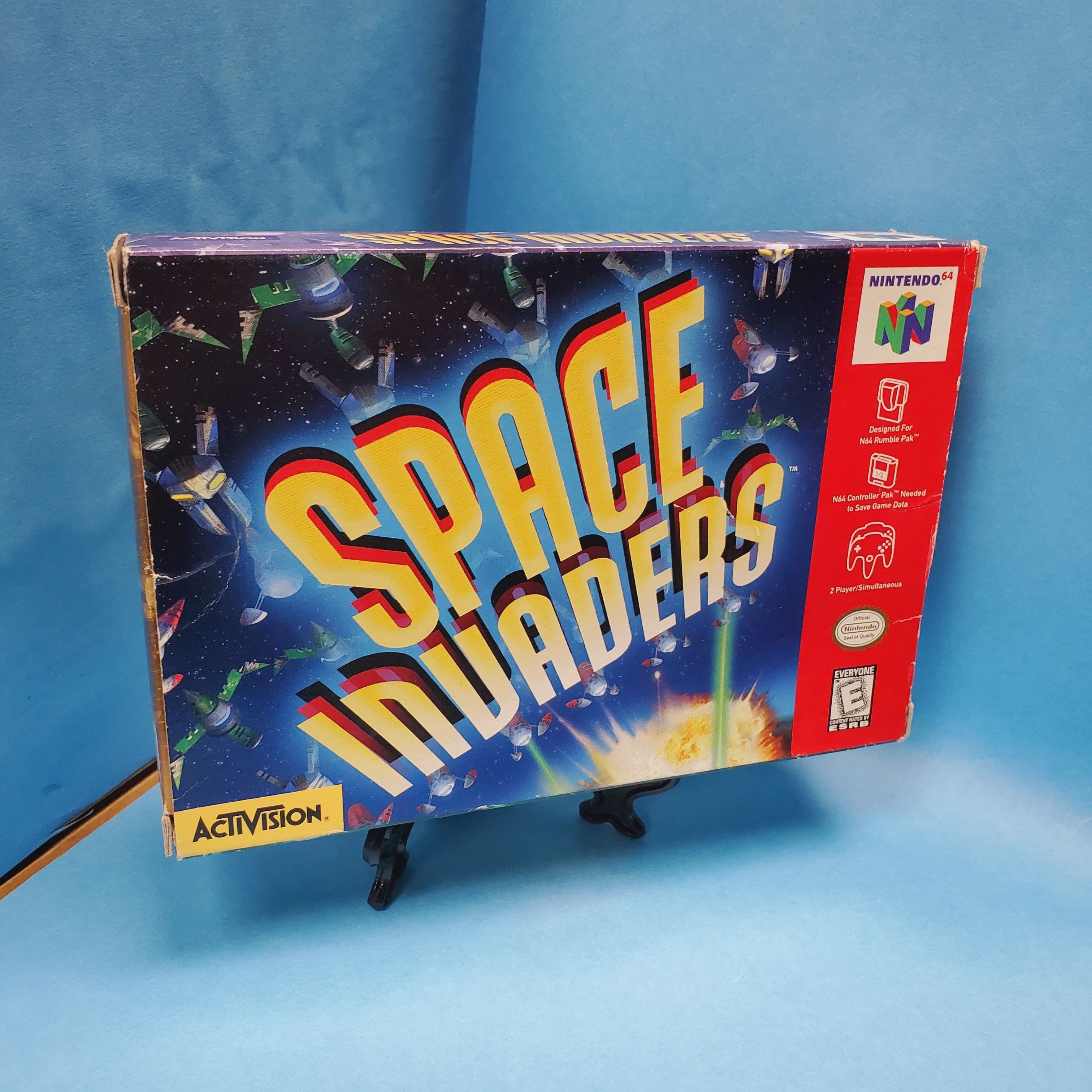 N64 - Space Invaders (Complete in Box / Grade A- / With Manual)