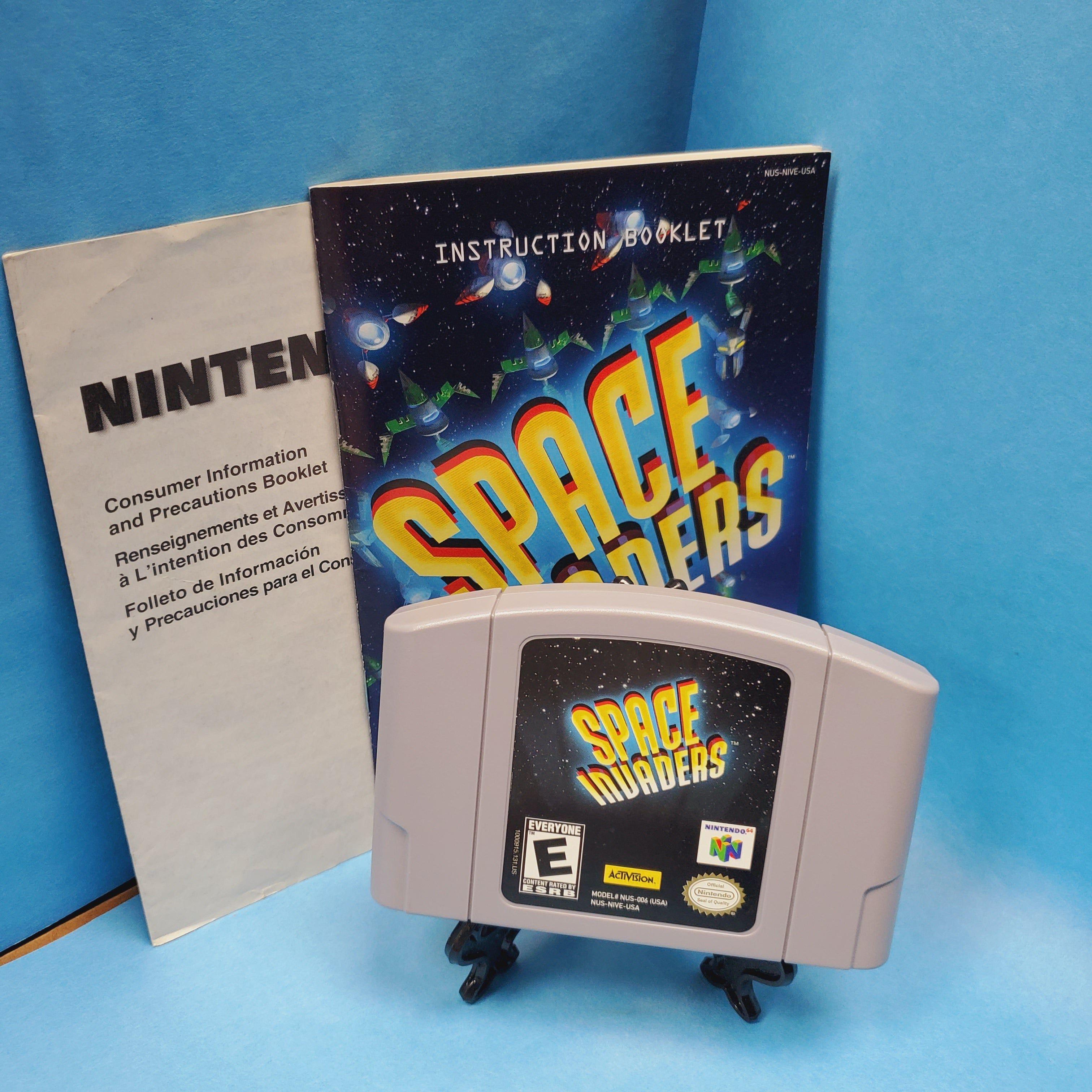N64 - Space Invaders (Complete in Box / Grade A- / With Manual)