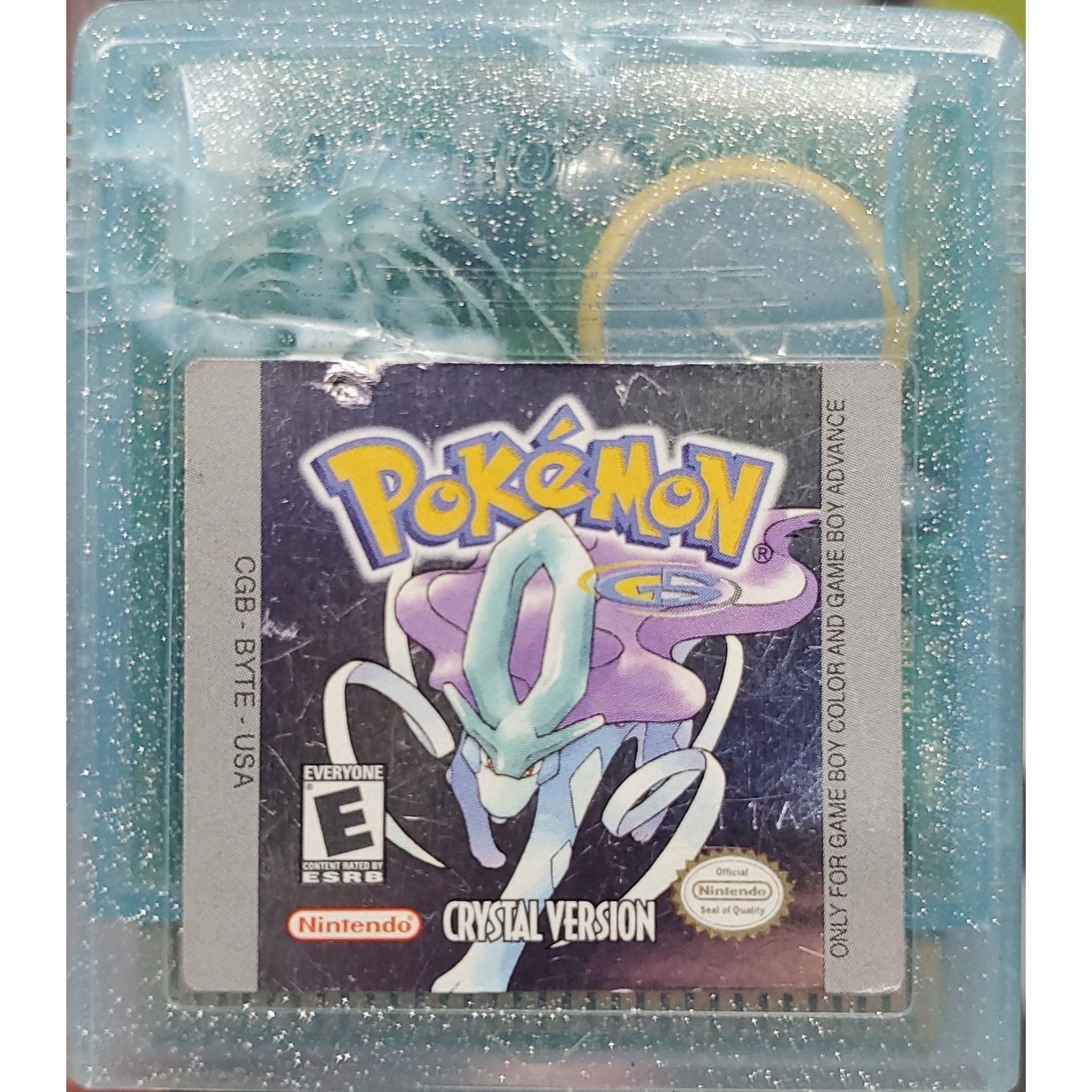 GBC - Pokemon Crystal (cartouche uniquement / coque endommagée)