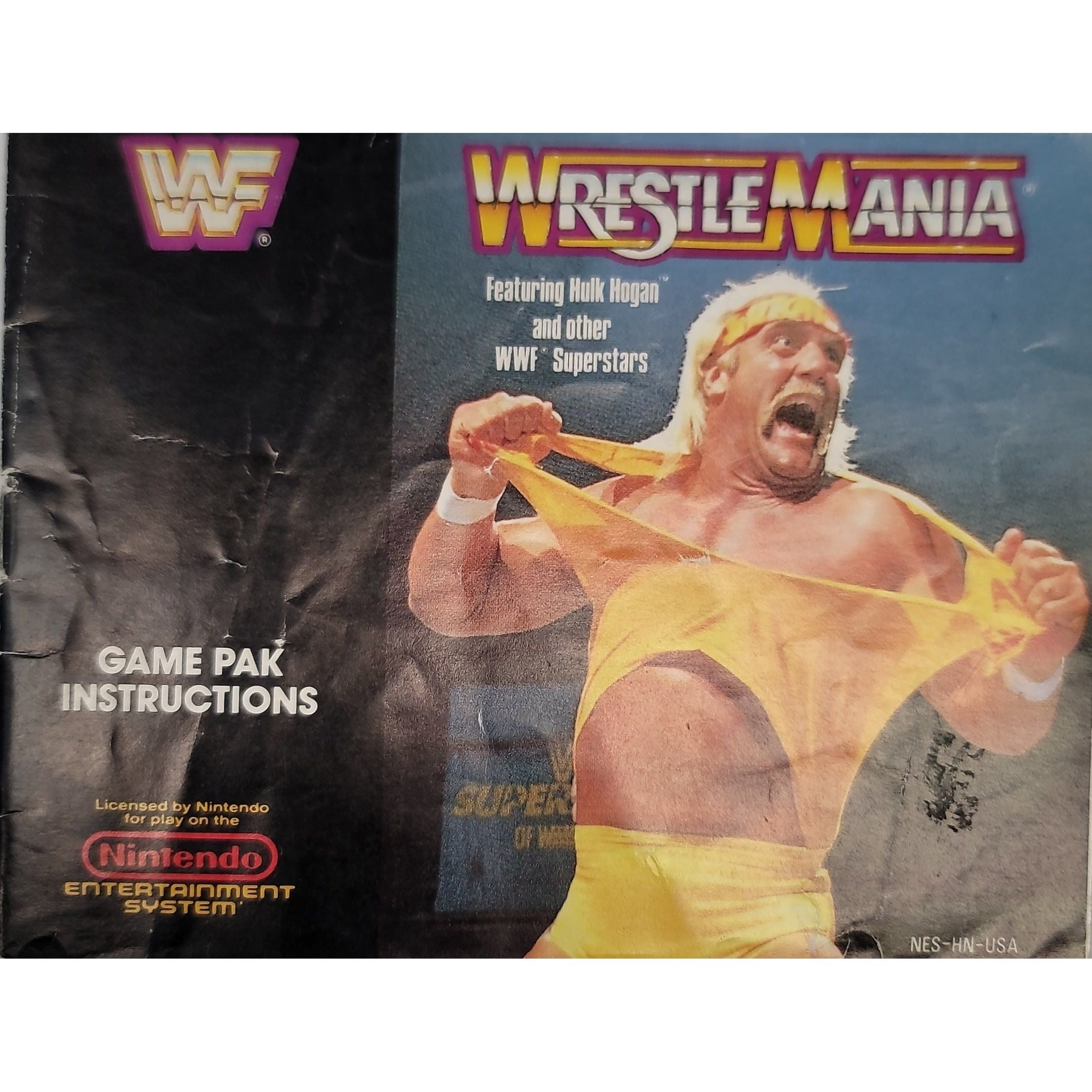 NES - WWF WrestleMania (Manual)