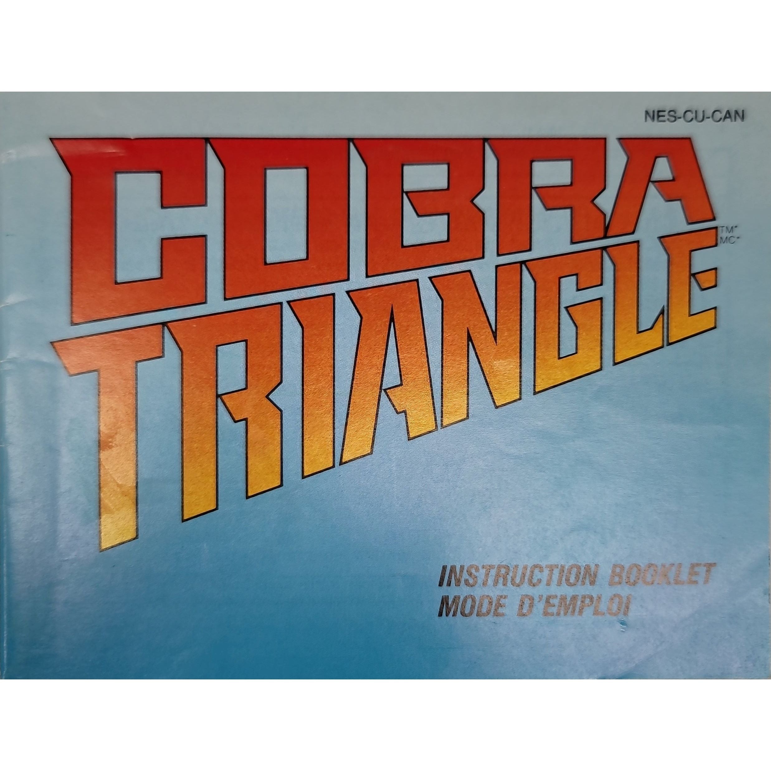 NES - Cobra Triangle (Manual)