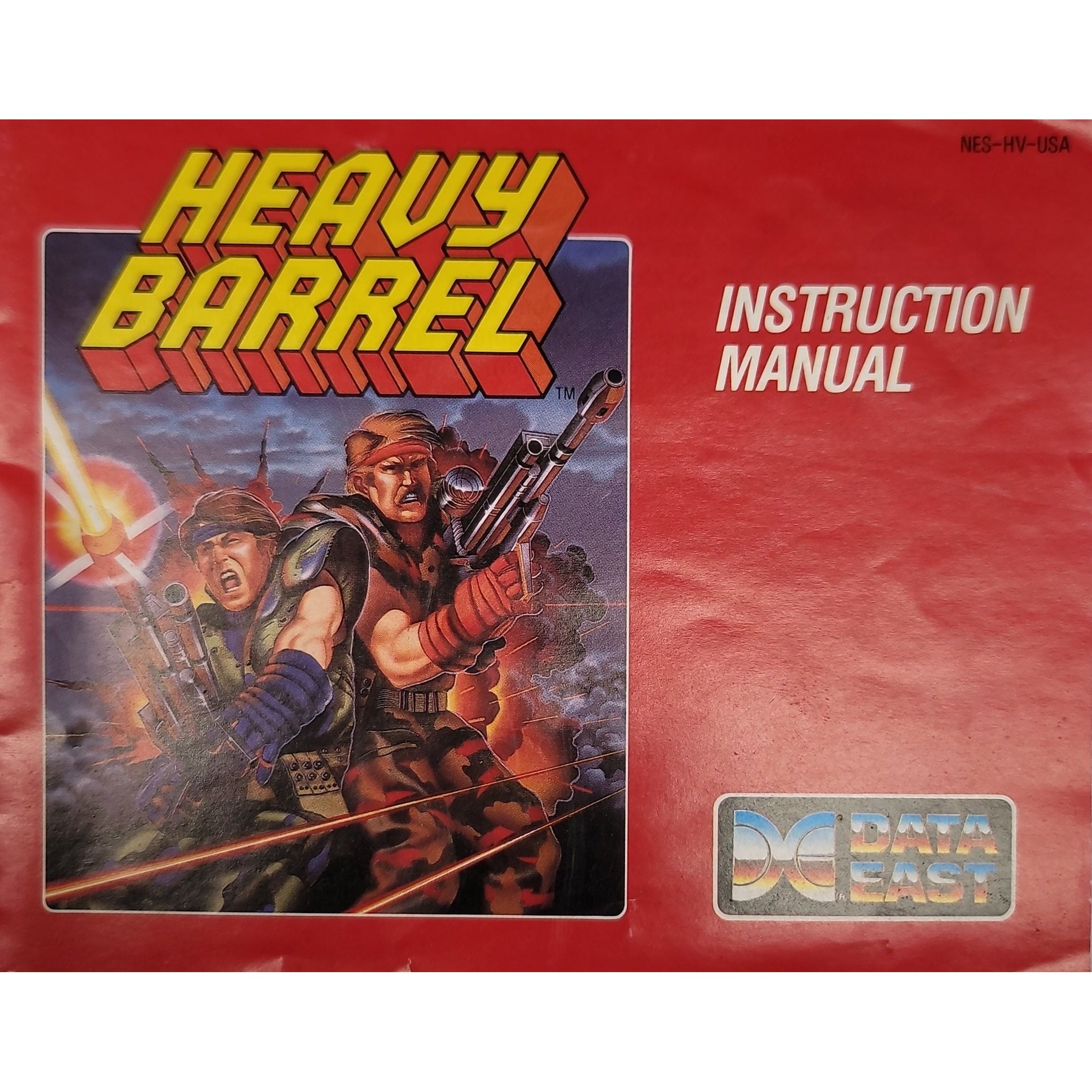 NES - Heavy Barrel (Manual)