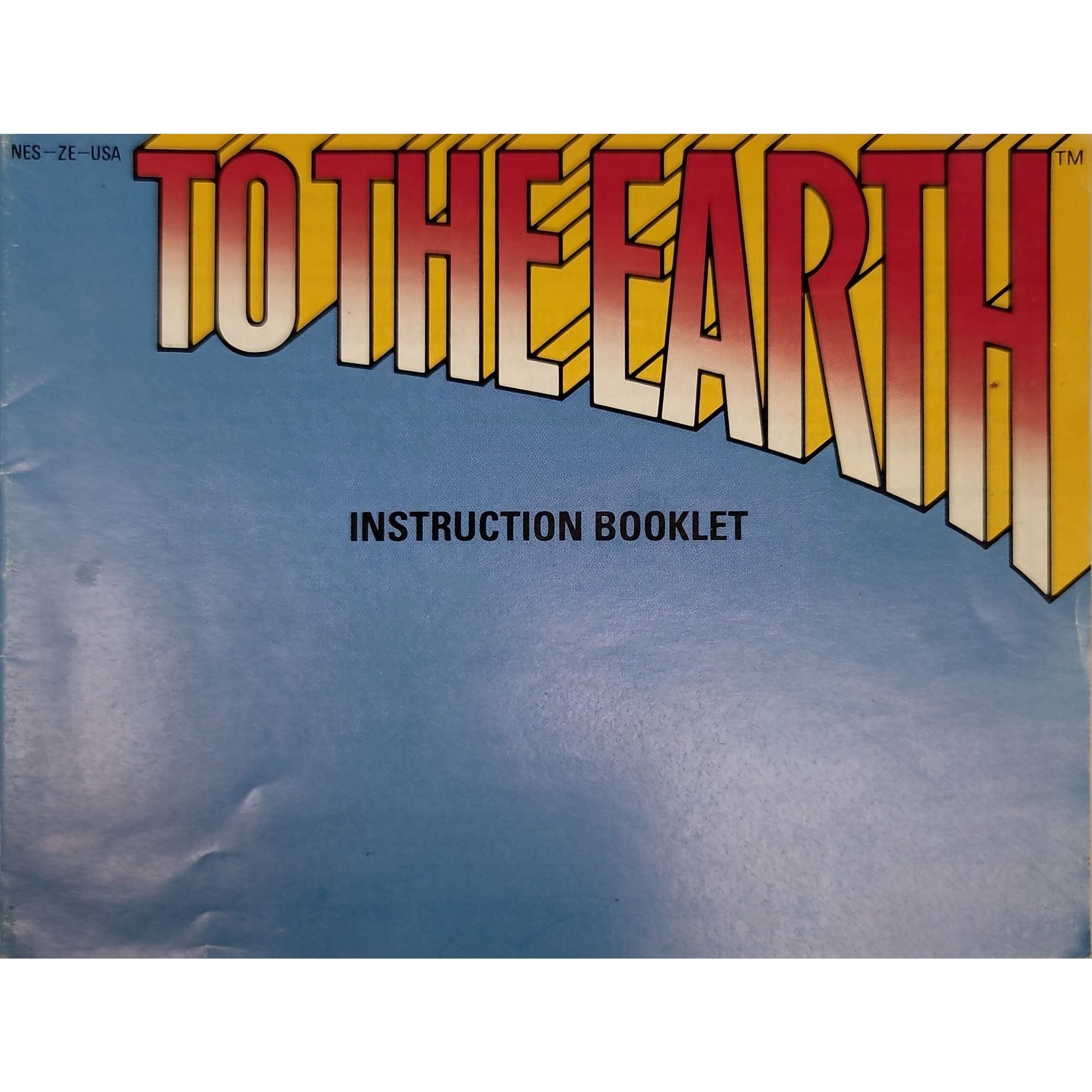 NES - To The Earth (Manual)