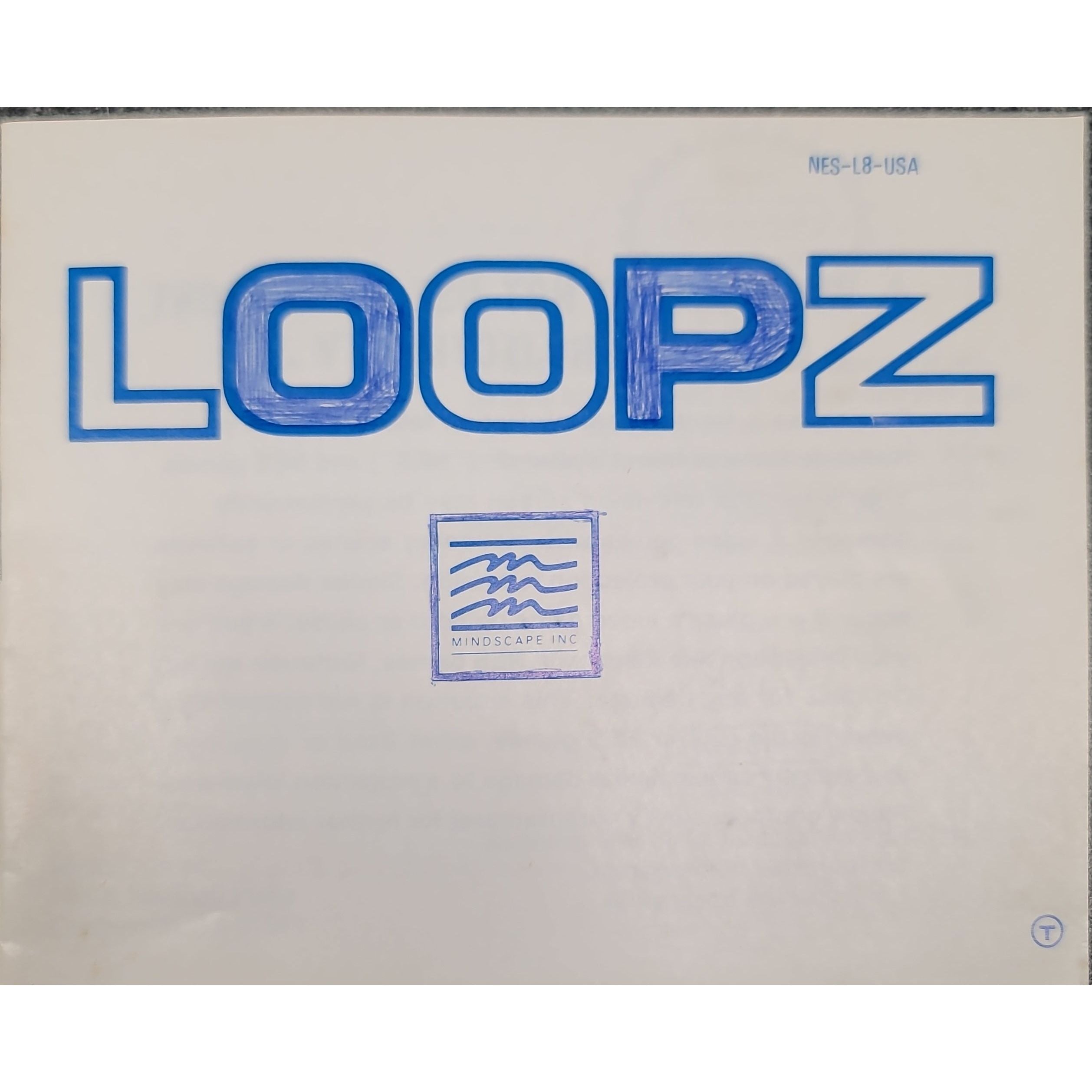 NES - Loopz (Manual / Worn)