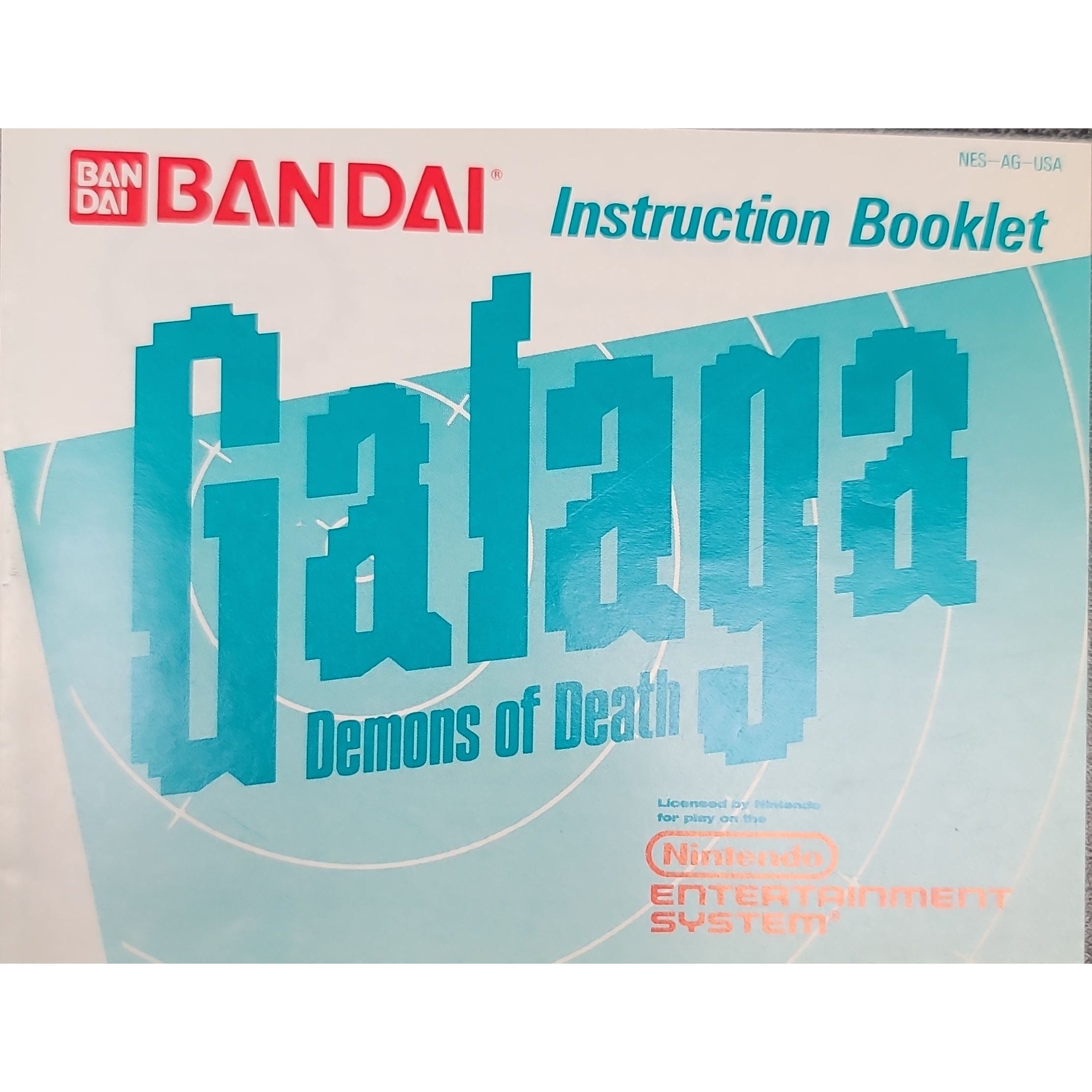 NES - Galaga Demons of Death (Manual)