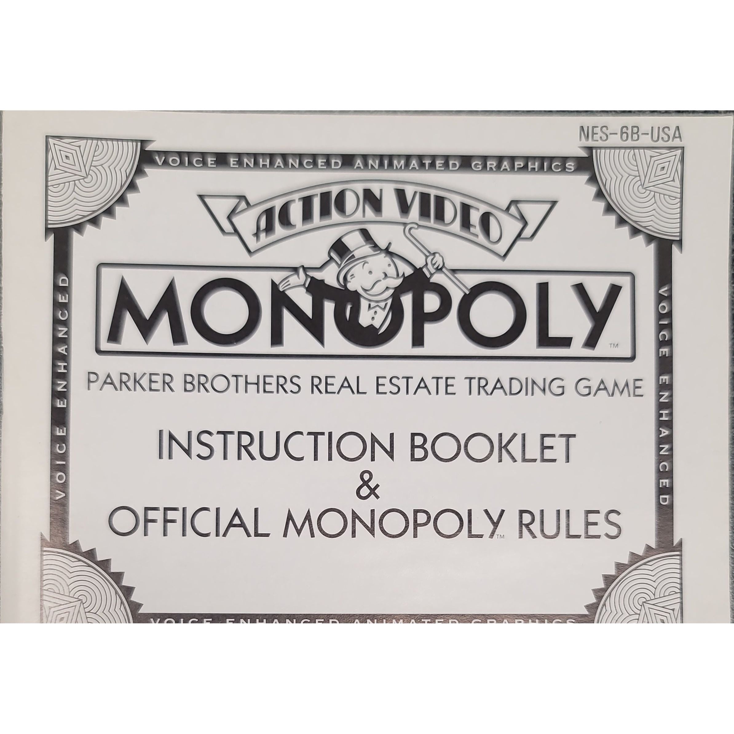 NES - Monopoly (Manual)