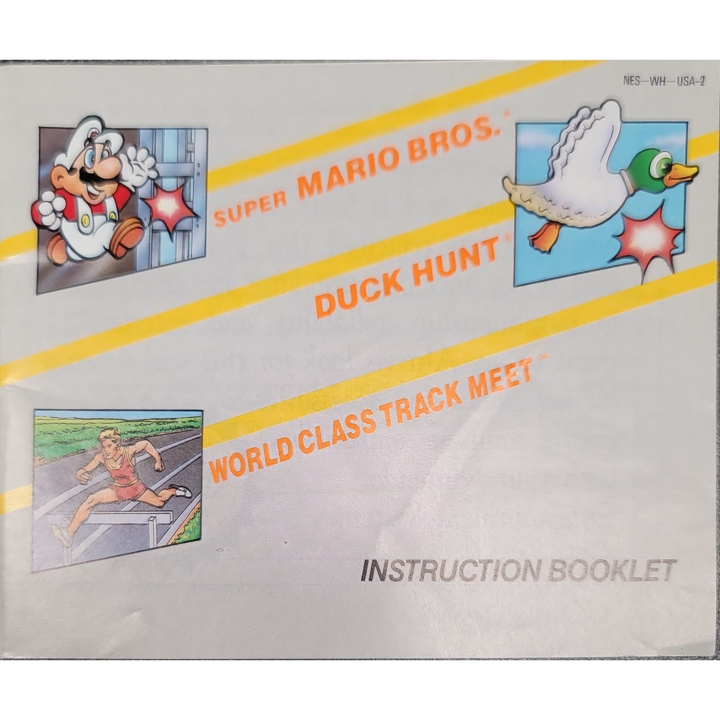 NES - Super Mario Bros. / Duck Hunt / World Class Track Meet (Manual)