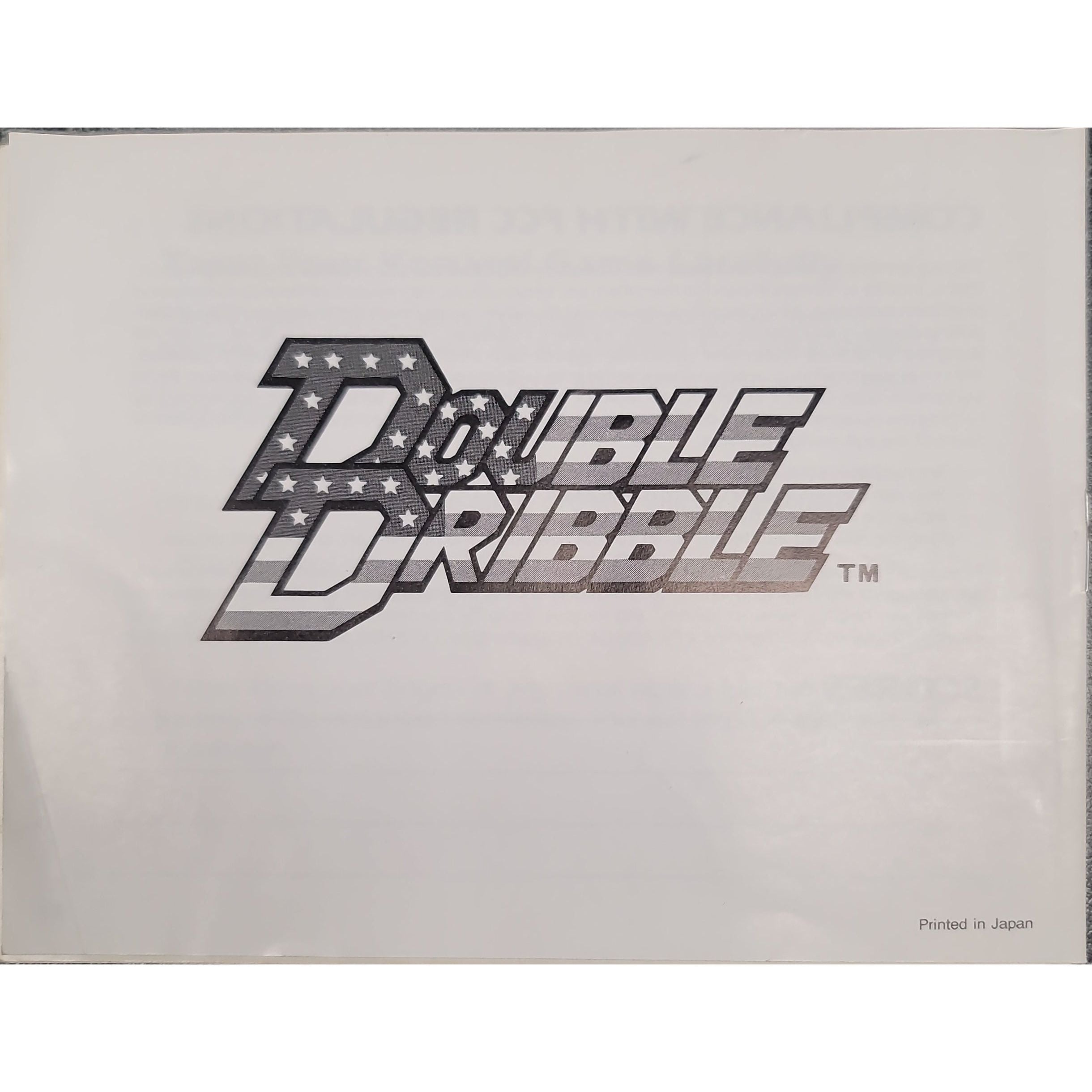 NES - Double Dribble (Manual)