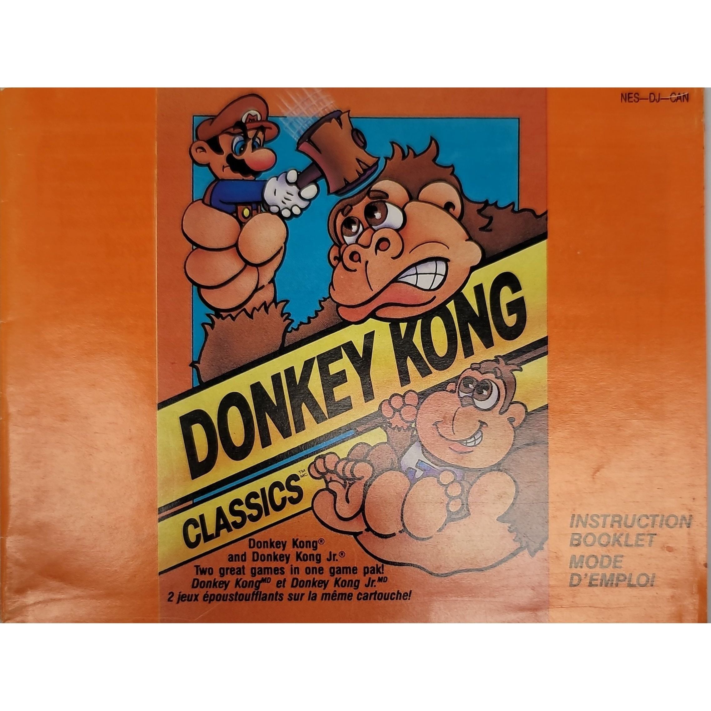 NES - Donkey Kong Classique (Manuel)