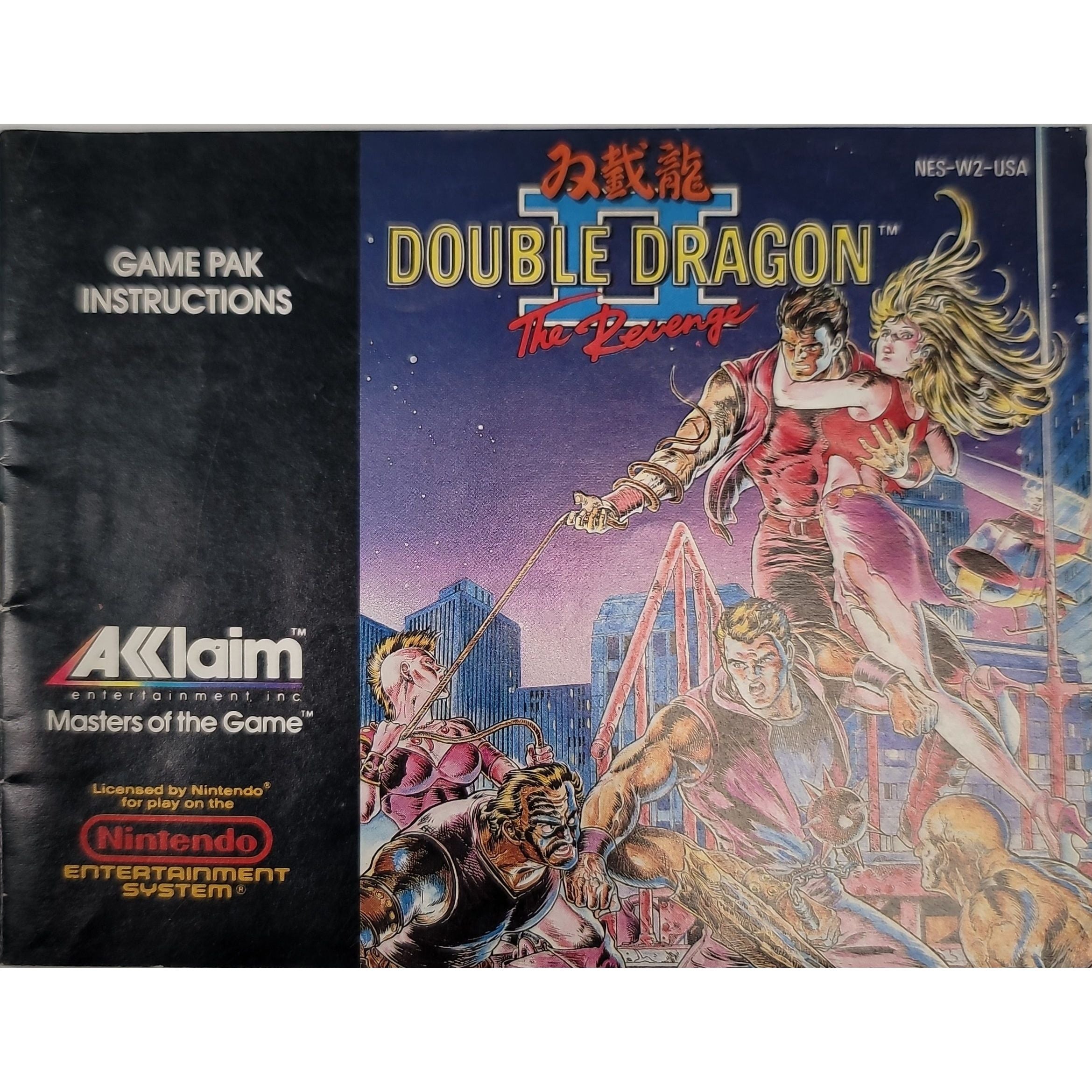 NES - Double Dragon II The Revenge (Manual)